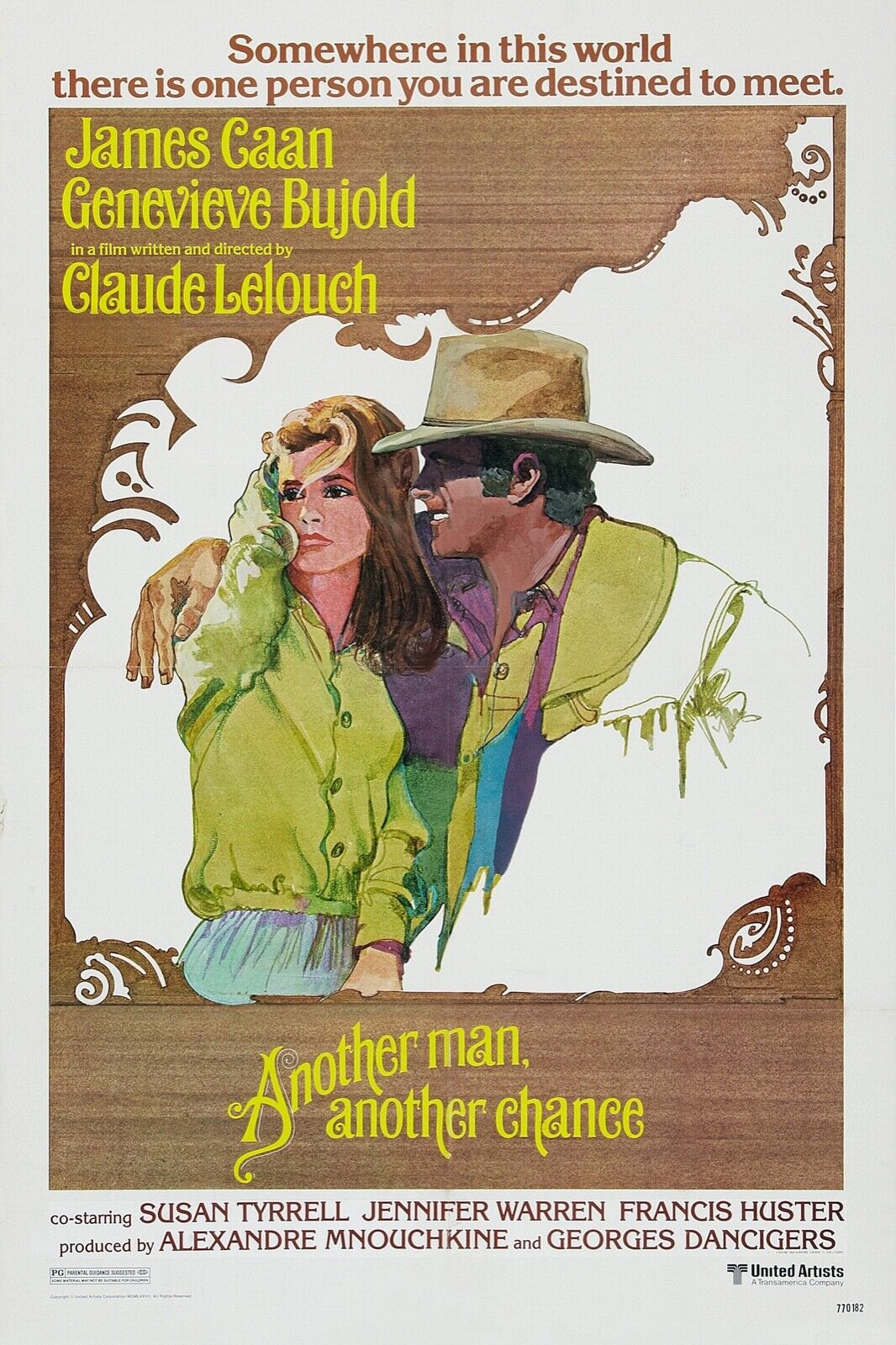OTRO HOMBRE, OTRA OPORTUNIDAD, JAMES CAAN, 1977, REPRODUCCIÓN DE CARTEL DE PELÍCULA, VINTAGE, HQ