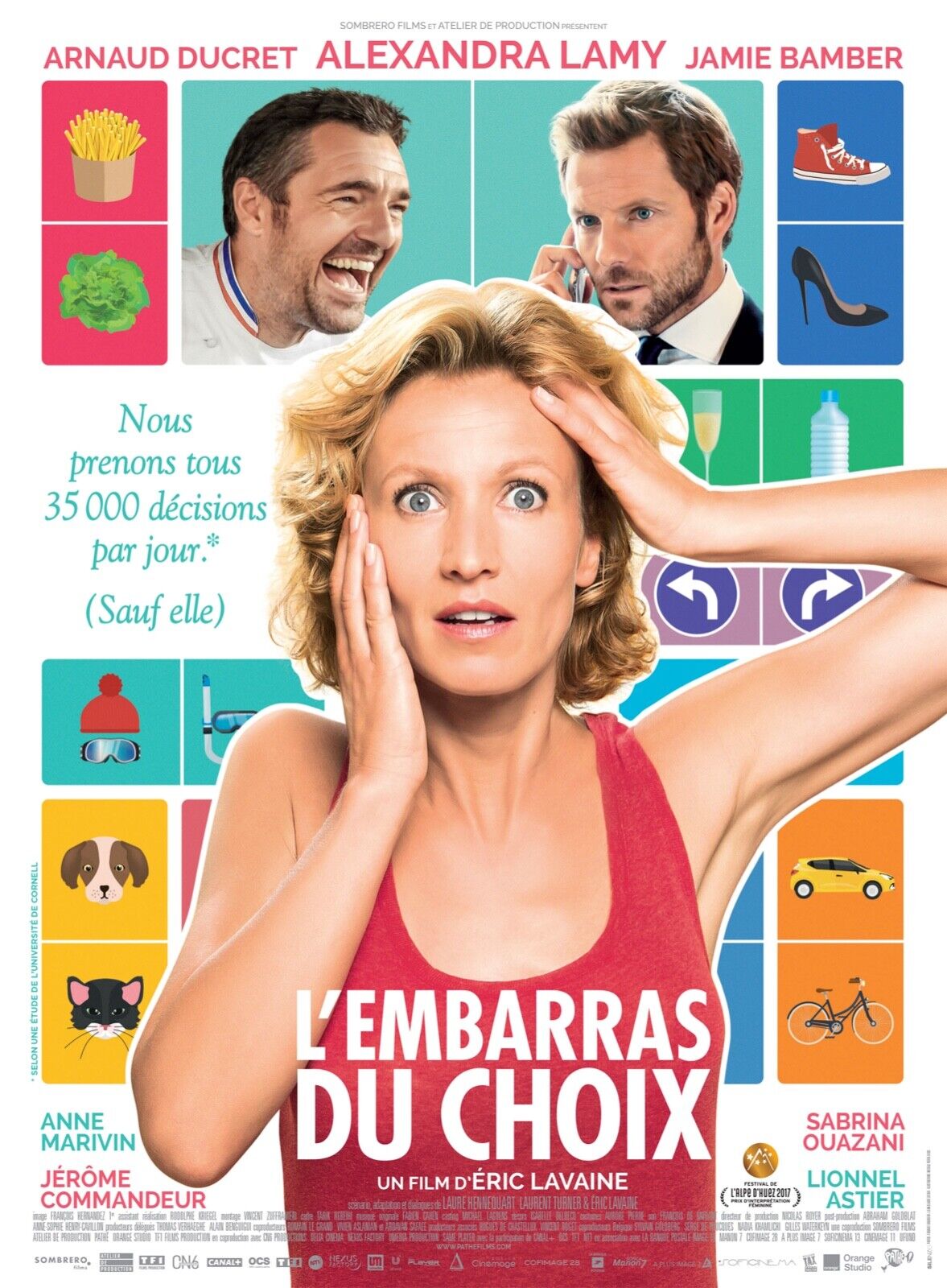 CONTENIDO DE ELECCIÓN, ALEXANDRA LAMY, 2017, PÓSTER DE PELÍCULA REPRODUCIDO, VINTAGE, ALTA CALIDAD