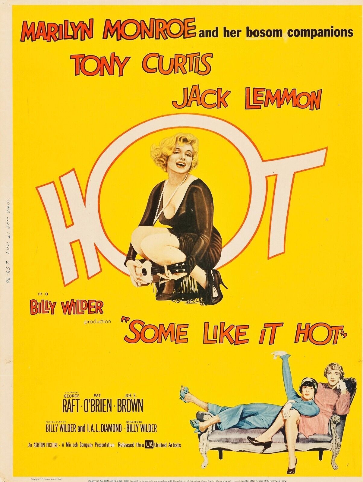 HOT, MARILYN MONROE, REPRO MOVIE POSTER, VINTAGE, HQ.