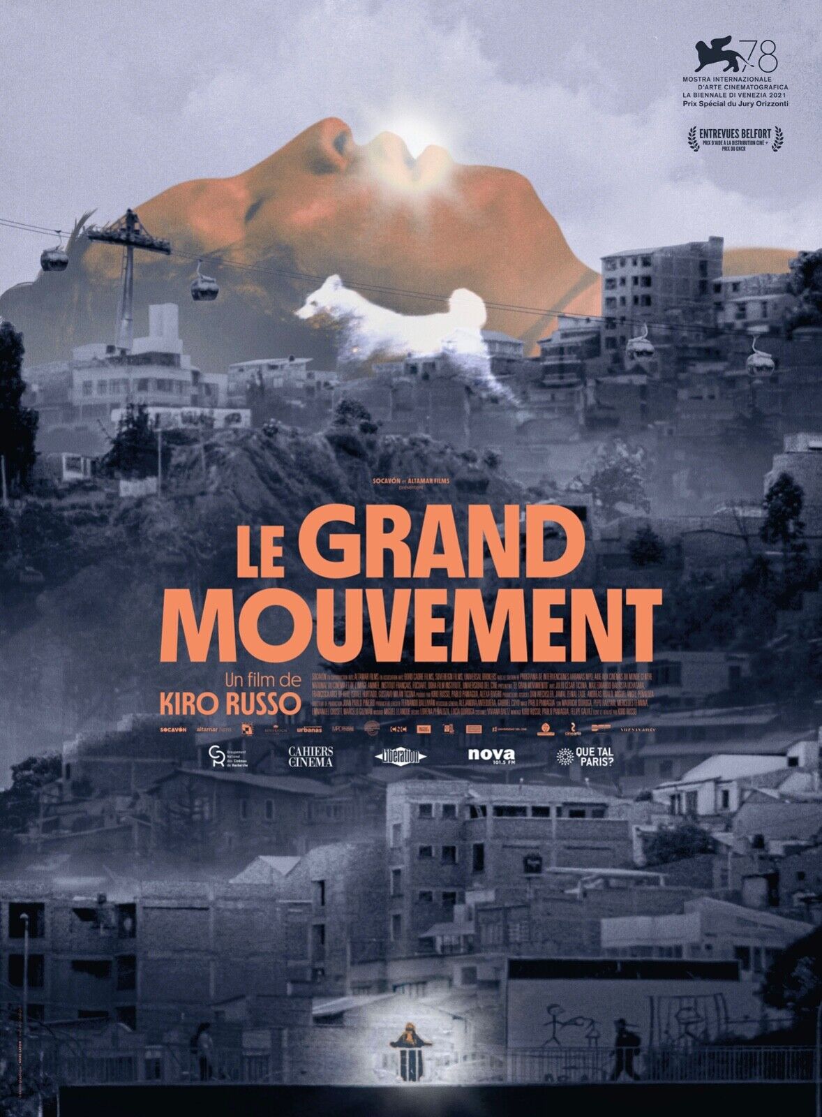 LE GRAND MOUVEMENT, KIRO RUSSO, 2021, Repro affiche cinema, VINTAGE, HQ