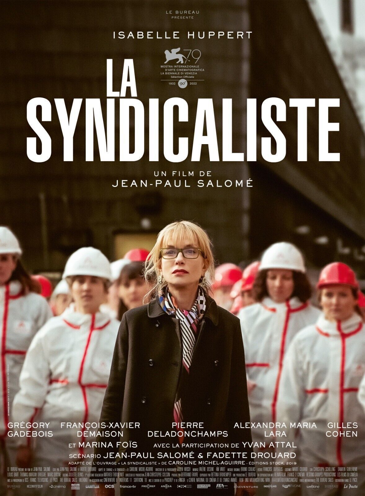 THE UNIONIST, ISABELLE HUPPERT, 2022 repro cinema poster, VINTAGE, HQ