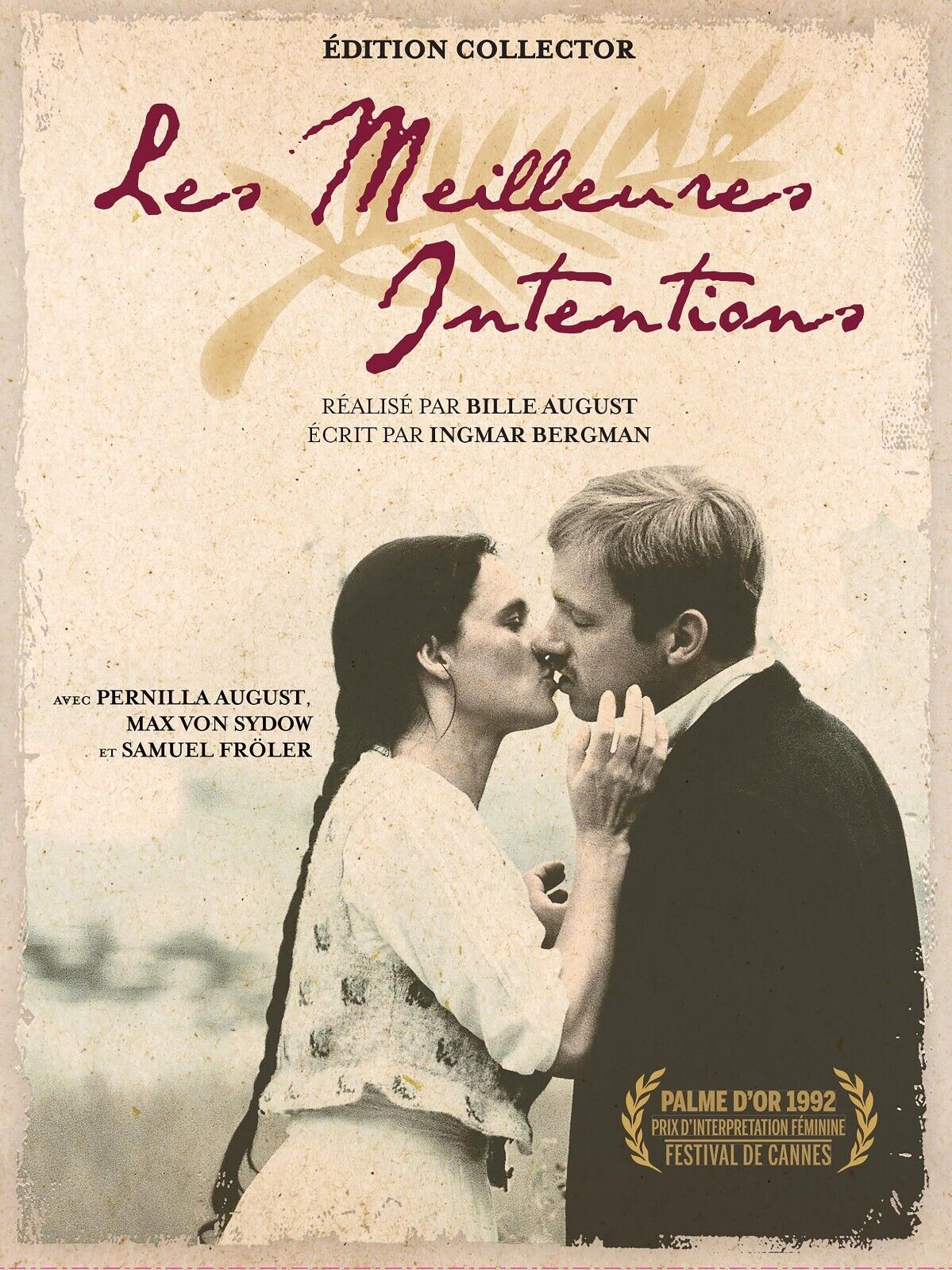 BEST INTENTIONS, PERNILLA AUGUST, INGMAR BERGMAN, 1992, REPRO VINTAGE CINEMA POSTER, HQ