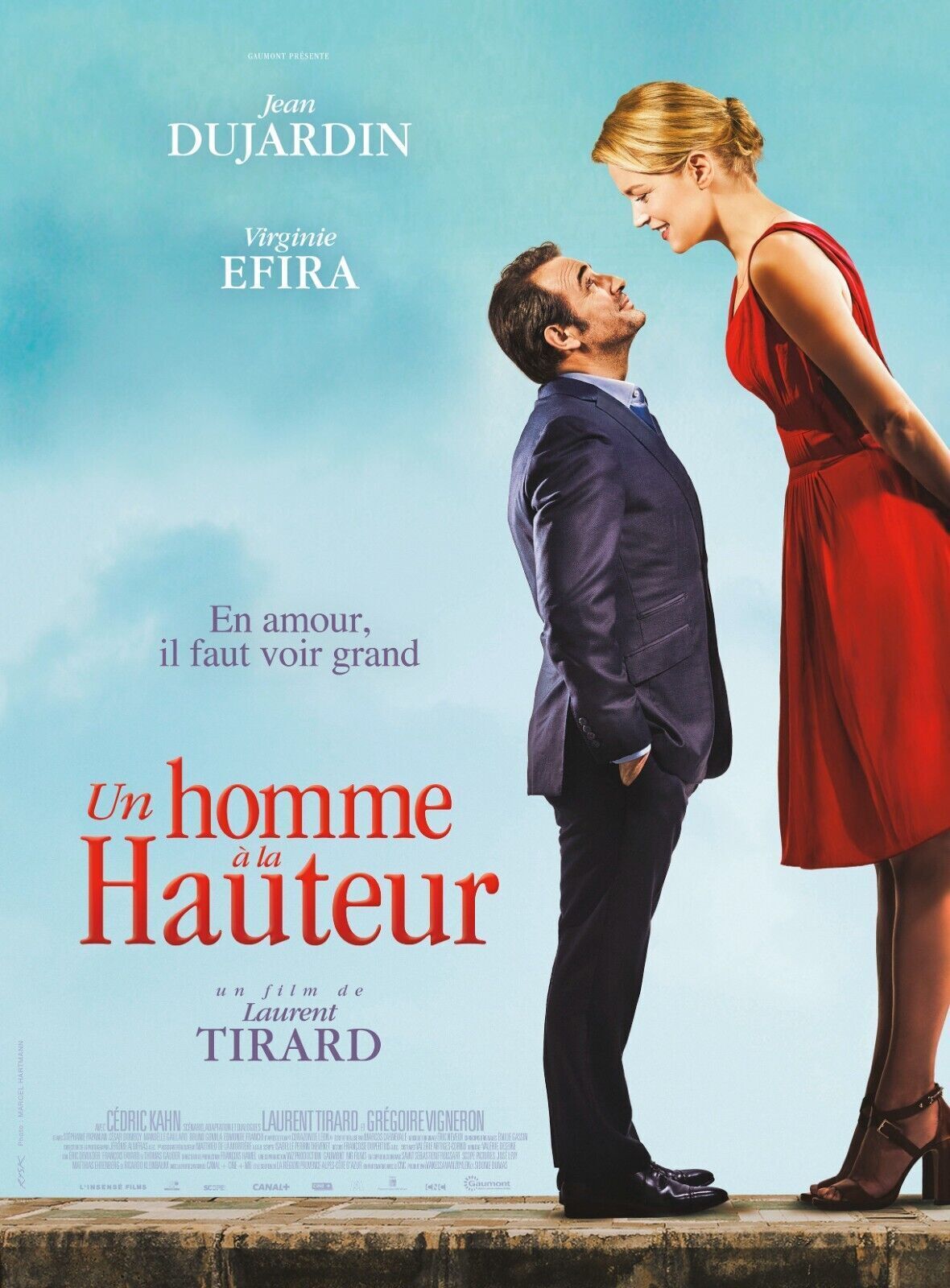 UN HOMBRE DE LOS MEJORES, JEAN DUJARDIN, VIRGINIE EFIRA, reproducción de carteles de cine, HQ