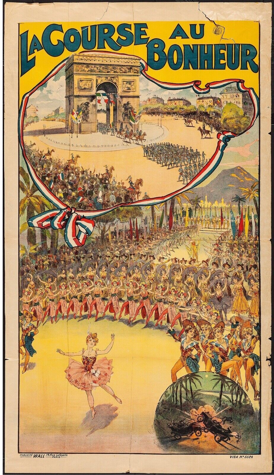 LA COURSE AU BONHEUR, TRAVEL POSTER HQ