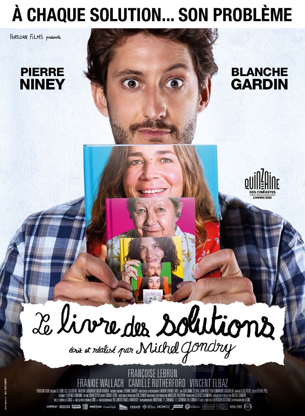 LE LIVRE DES SOLUTIONS, PIERRE NINEY, 2023, repro affiche de cinema, VINTAGE, HQ