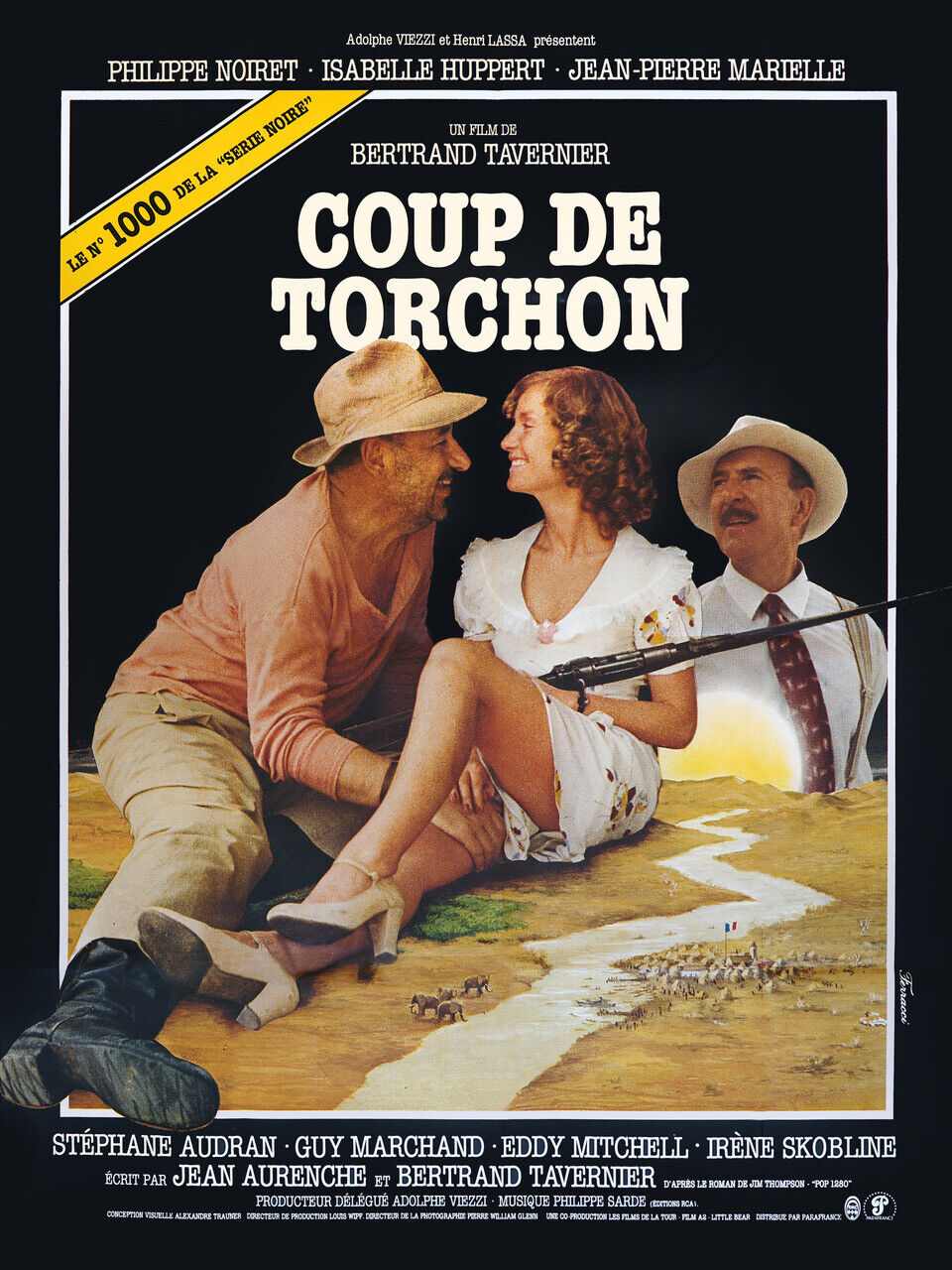 CLEANING THE CLOTH, PHILIPPE NOIRET - REPRO CINEMA POSTER