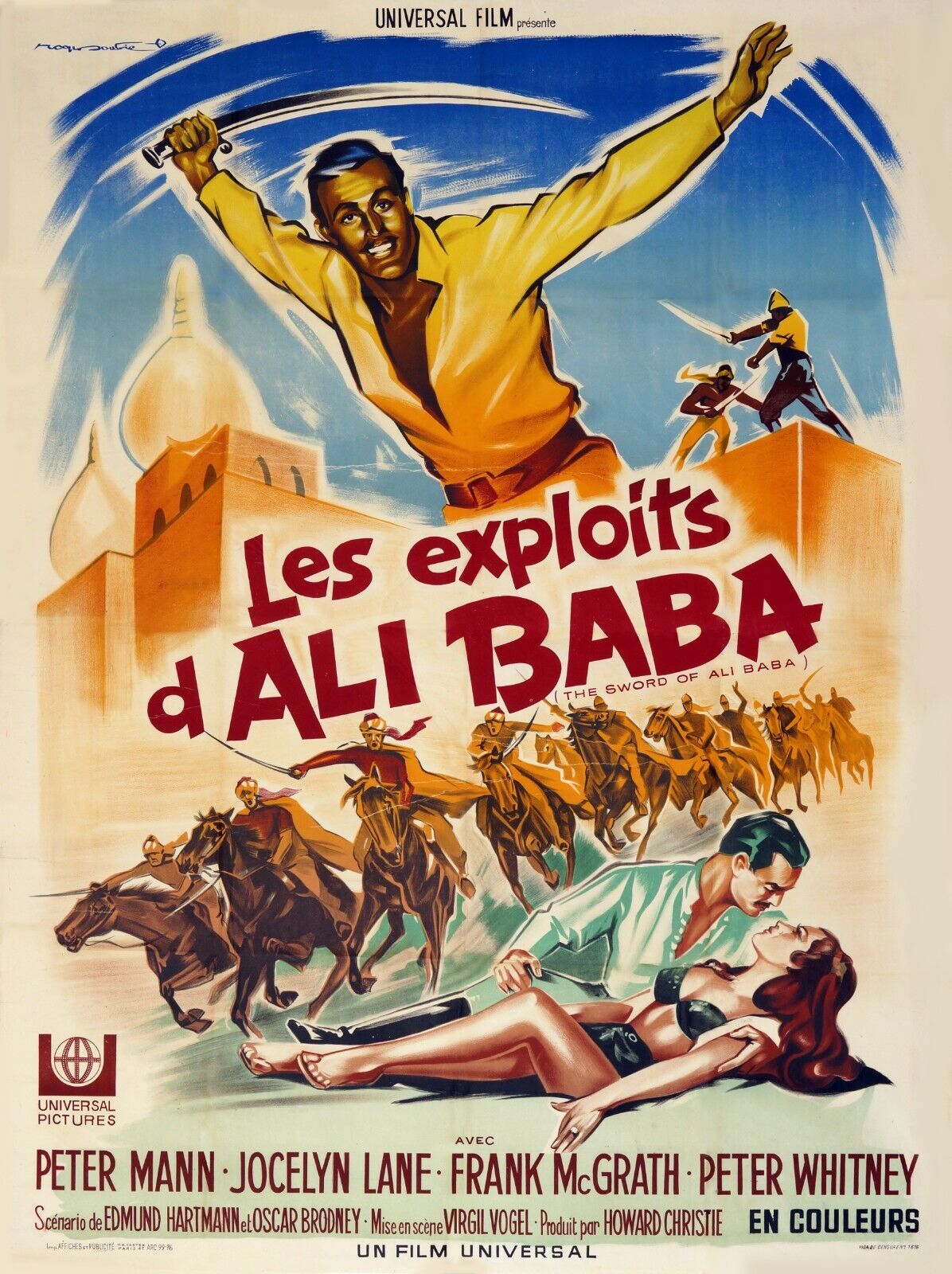 THE EXPLOITS OF ALI BABA, PETER MANN, 1971, REPRO VINTAGE CINEMA POSTER, HQ