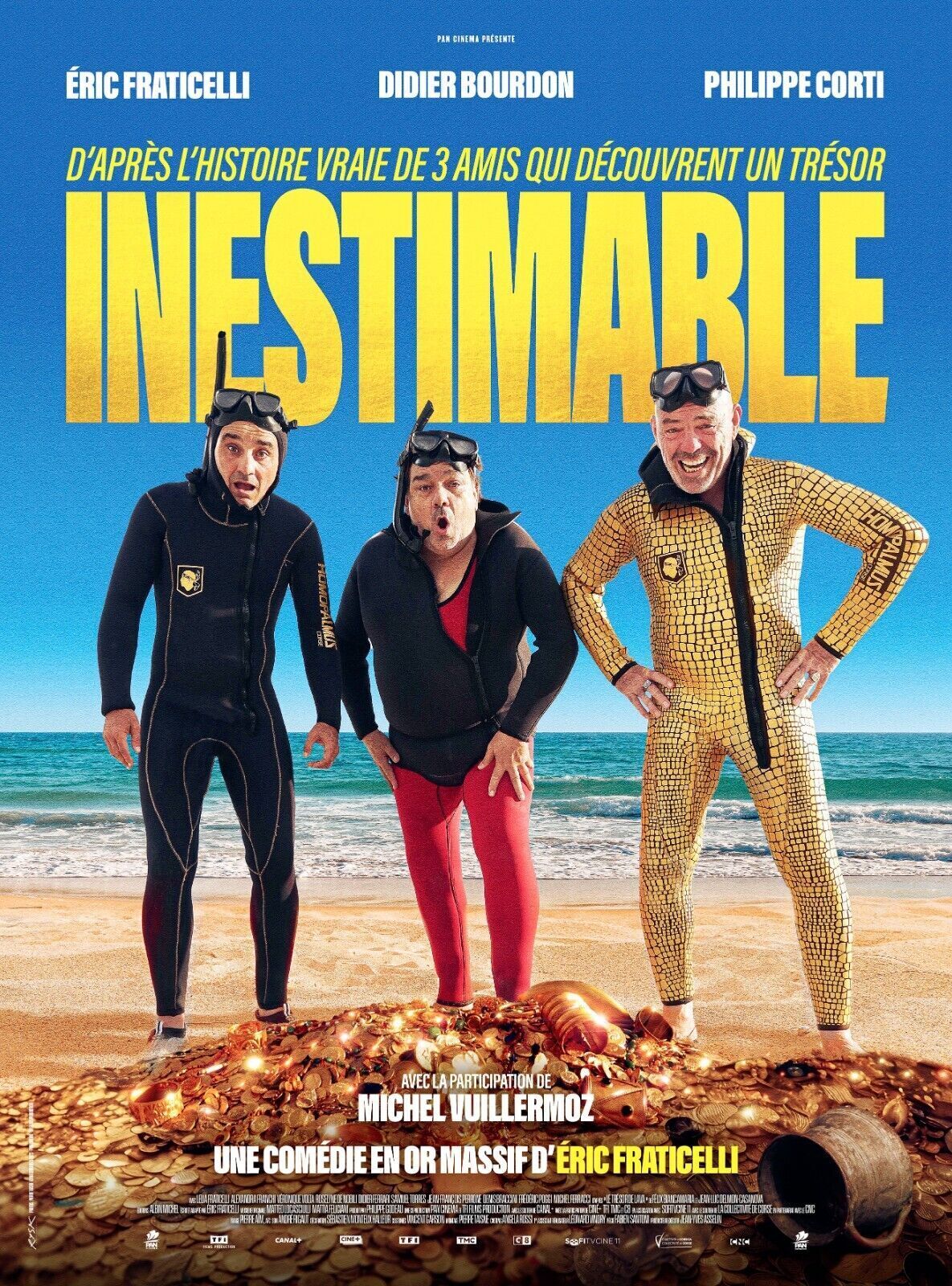 INESTIMABLE, ERIC FRATICELLI, 2023, REPRO MOVIE POSTER, VINTAGE, HQ.