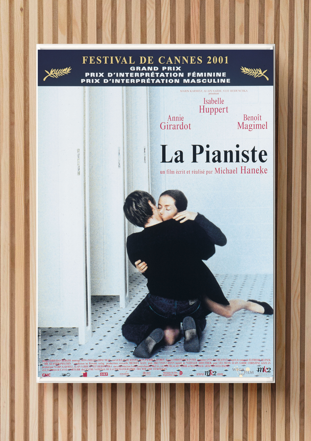THE PIANO TEACHER – A MICHAEL HANEKE FILM (2001) – ISABELLE HUPPERT – DRAMA – CINEMA POSTER – REPRODUCTION – POSTER HUB STUDIO – HQ