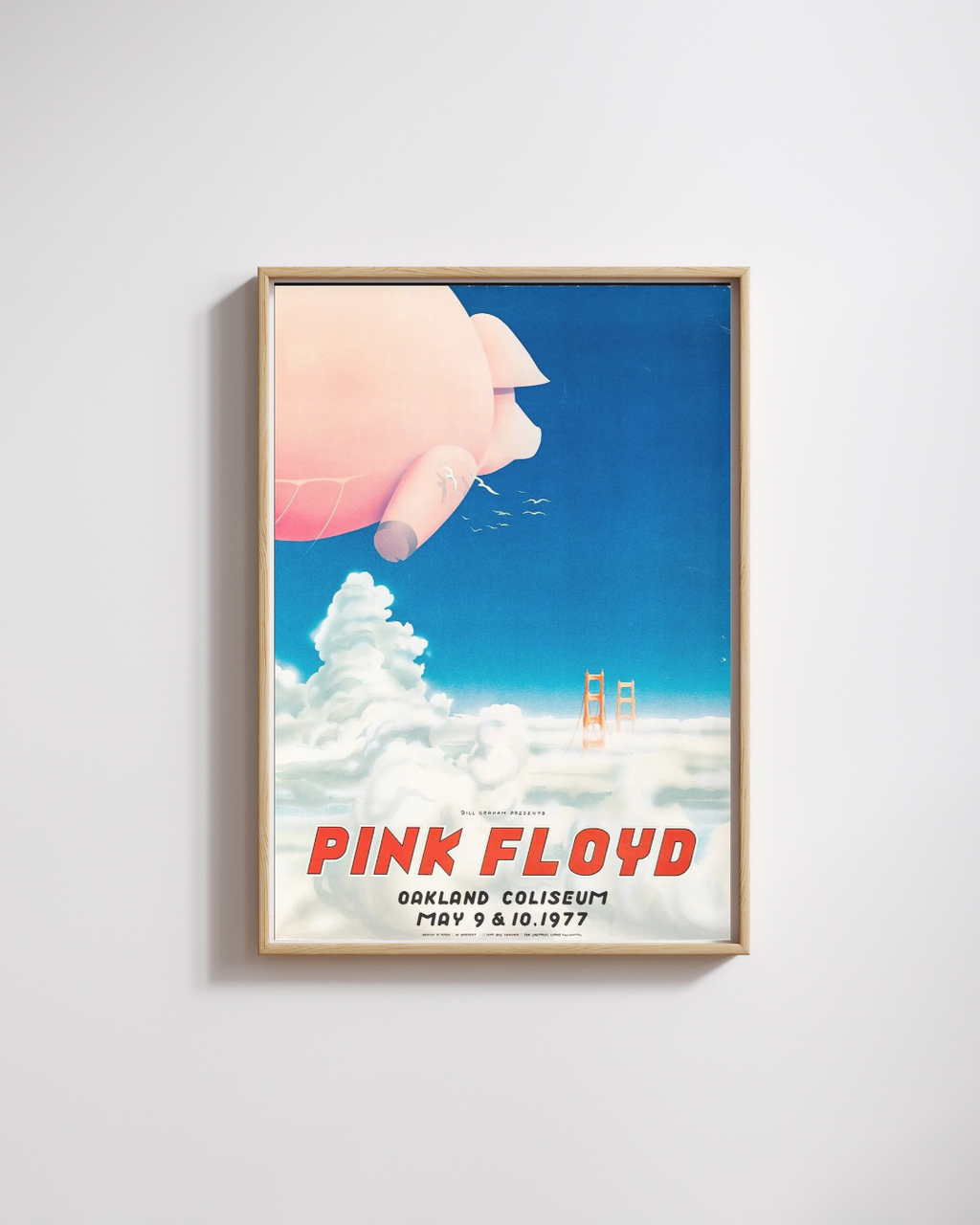 PINK FLOYD, GROUPE DE ROCK, CONCERT, 1977, Repro Affiche  Musique, VINTAGE, HQ