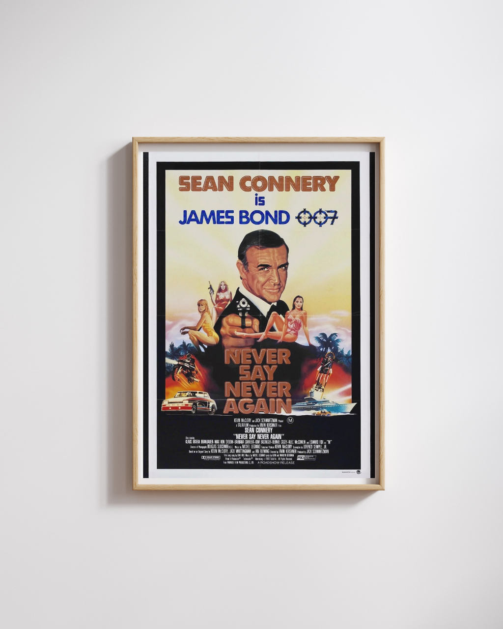 JAMES BOND 007, SEAN CONNERY, 1962, REPRO AFFICHE HQ