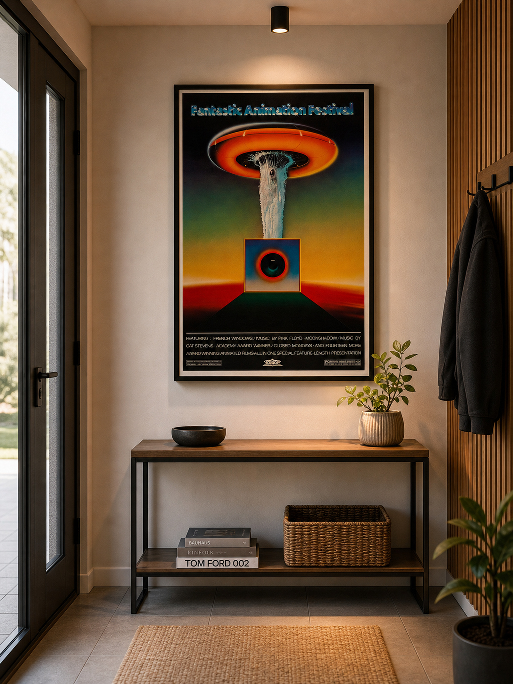 FANTASTIC ANIMATION FESTIVAL – FILM COLLECTIF (1977) – FILM D’ANIMATION – AFFICHE CINÉMA ANIMATION EXPÉRIMENTALE SCIENCE-FICTION – REPRODUCTION – POSTER HUB STUDIO – HQ