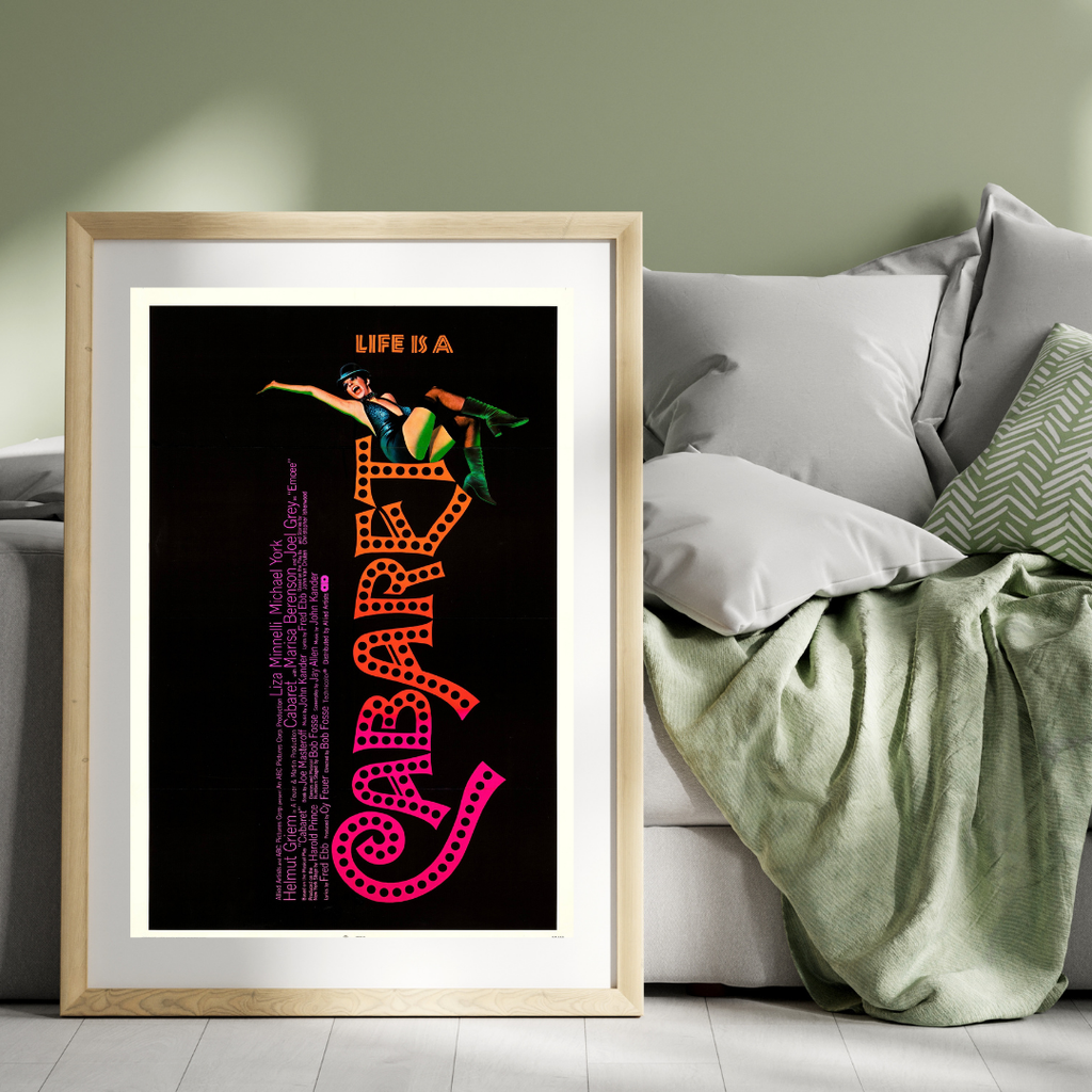 CABARET – FILM (1972) – LIZA MINNELLI – MUSICAL – CULT MOVIE POSTER – REPRODUCTION – POSTER HUB STUDIO – HQ