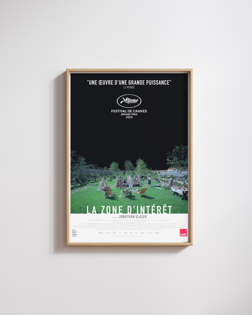 LA ZONE D'INTÉRÊT, JONATHAN GLAZER, repro affiche de cinéma, VINTAGE, HQ