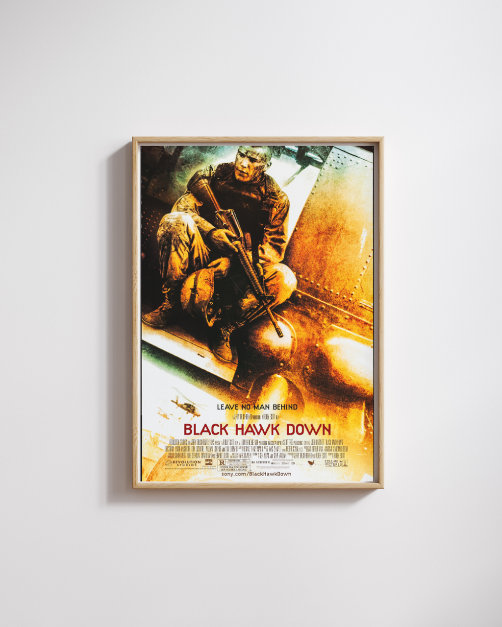 BLACK HAWK DOWN – JOSH HARTNETT – 2001 – WAR / ACTION / DRAMA FILM – HQ REPRODUCTION