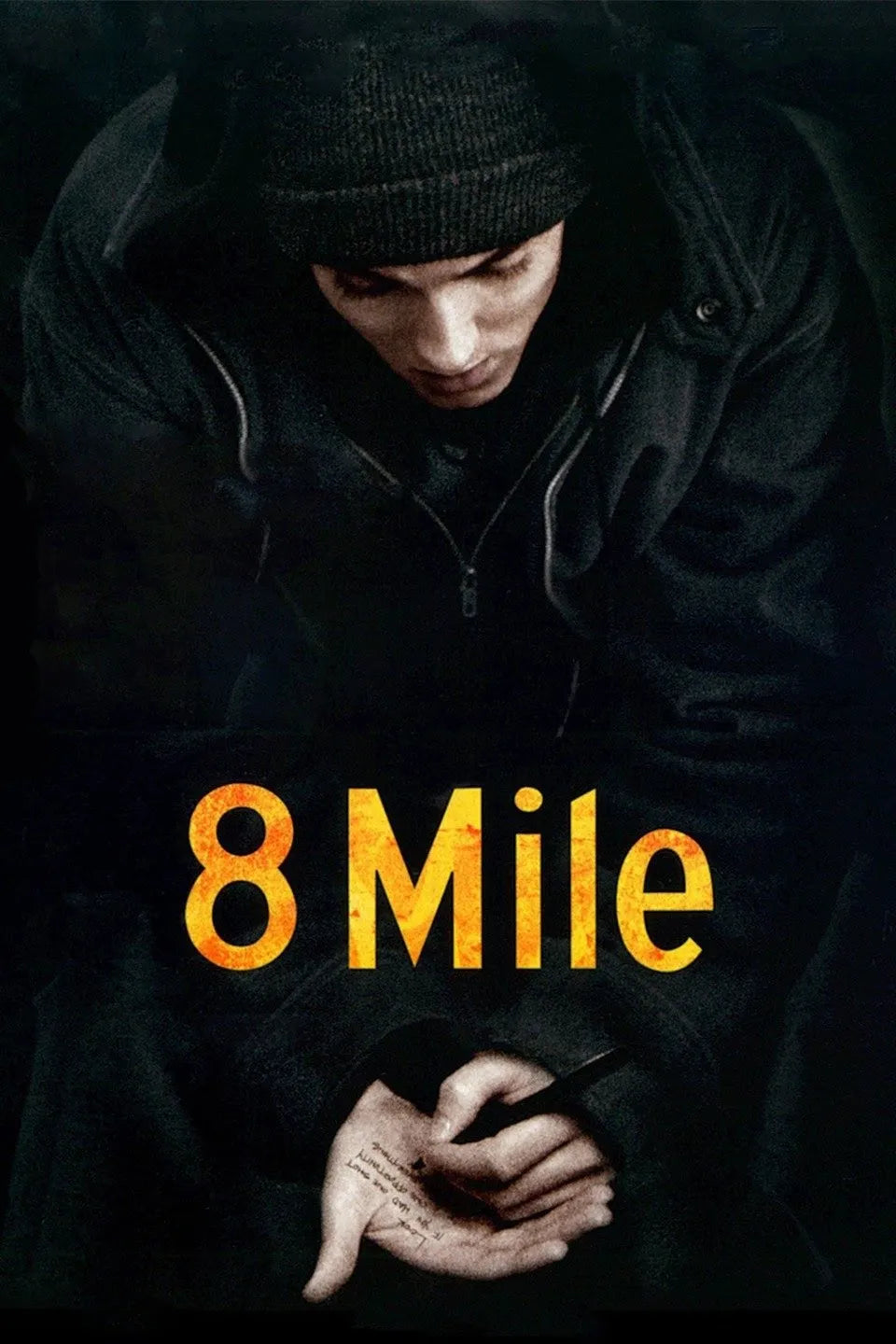 PÓSTER DE PELÍCULA VINTAGE DE EMINEM DE 8 MILLAS DE ALTA CALIDAD