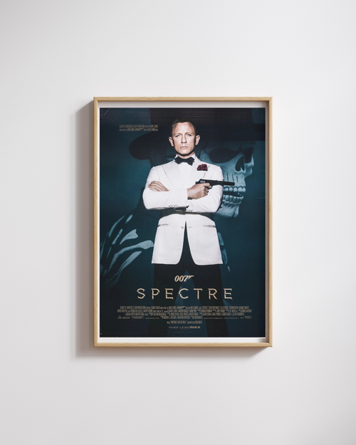 007 SPECTRE, DANIEL CRAIG, 2015, REPRO MOVIE POSTER, VINTAGE, HQ