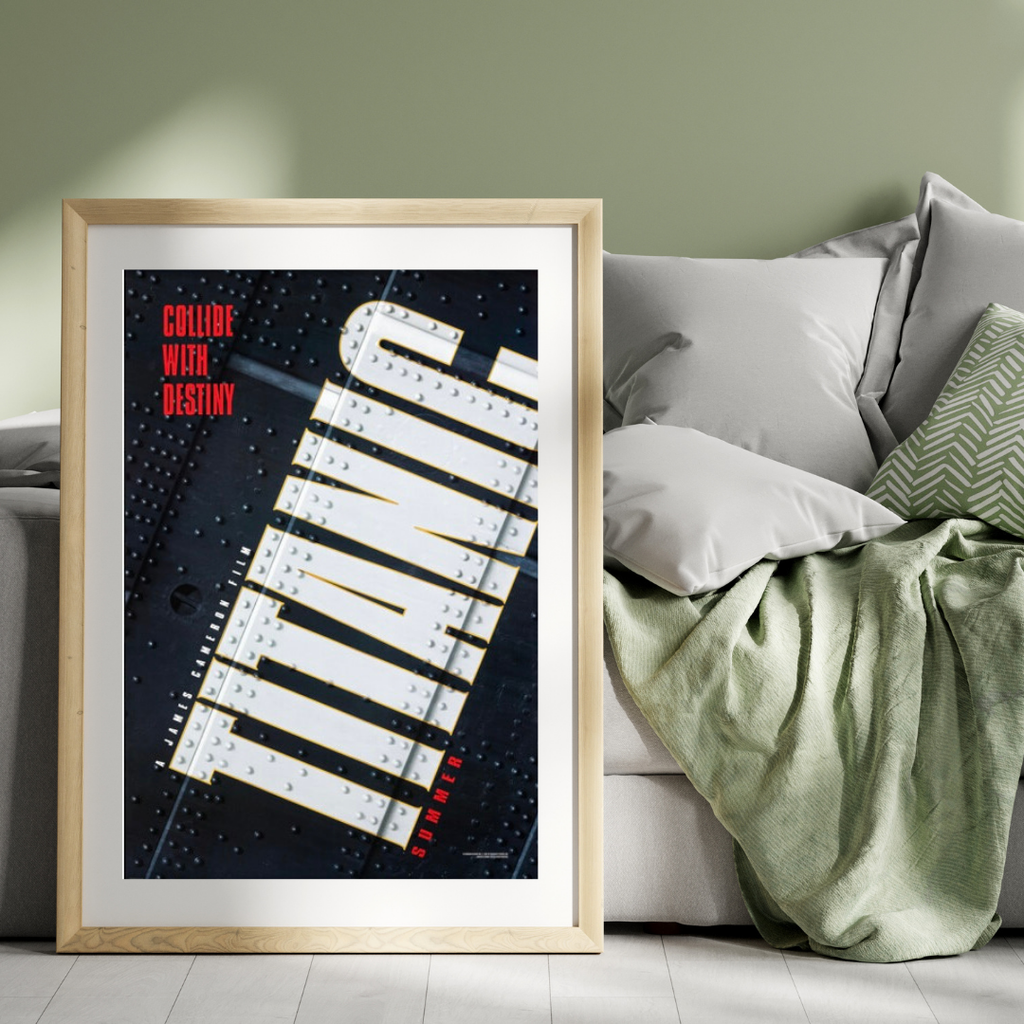 SUMMER – TITANIC – FILM (1997) – LEONARDO DICAPRIO – DRAME ROMANTIQUE – AFFICHE MINIMALISTE – REPRODUCTION – POSTER HUB STUDIO – HQ
