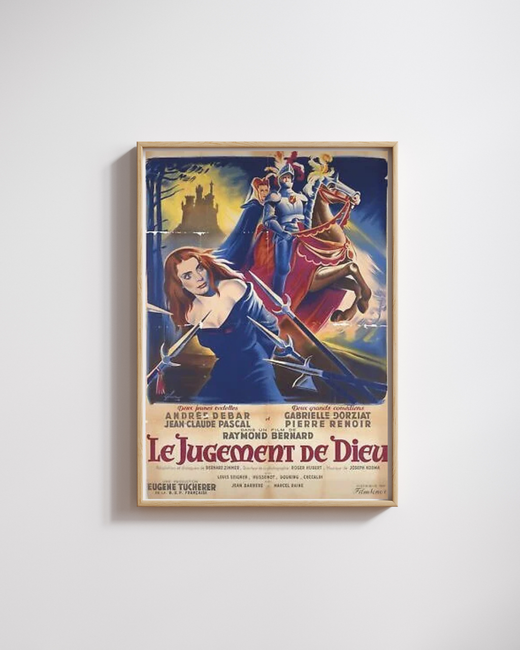GOD'S JUDGEMENT, PAUL SCOFIELD, 1966, REPRO VINTAGE MOVIE POSTER, HQ