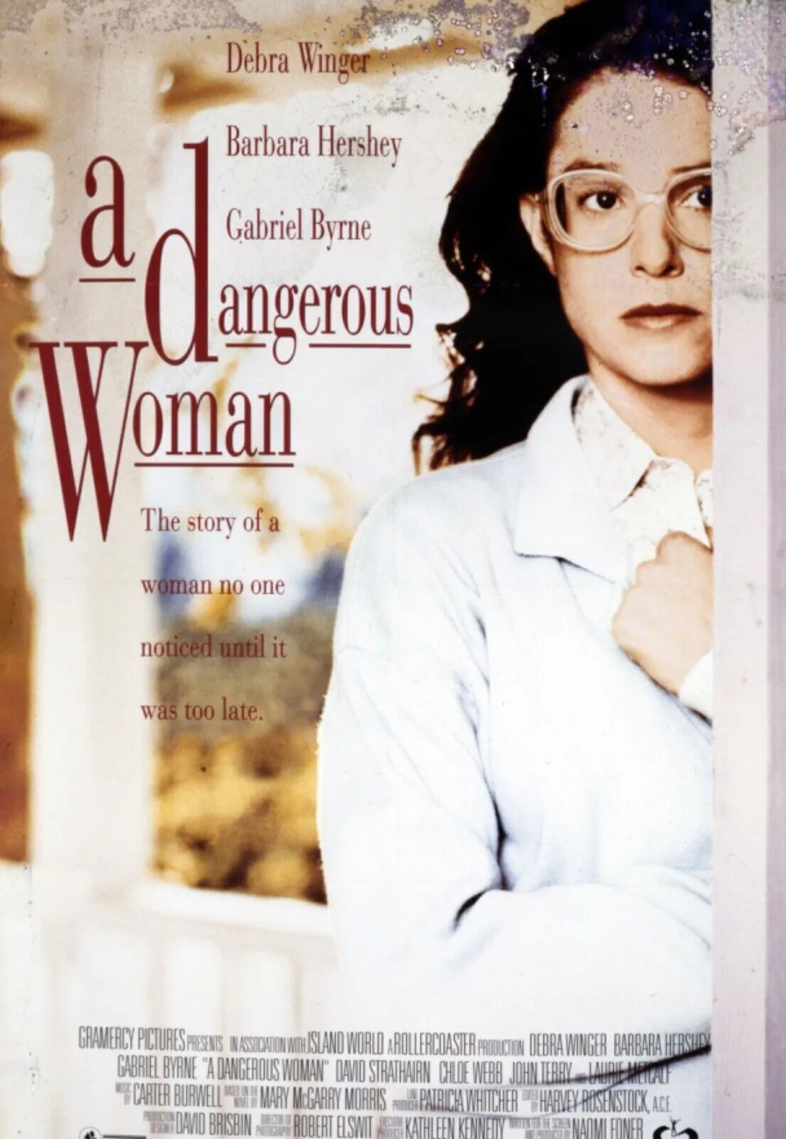 A DANGEROUS WOMAN DEBRA, DEBRA WINGER, REPRO AFFICHE CINEMA VINTAGE