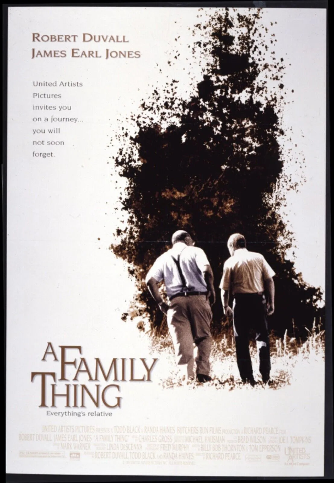 A FAMILY THING, ROBERT DUVALL, REPRO AFFICHE CINEMA VINTAGE