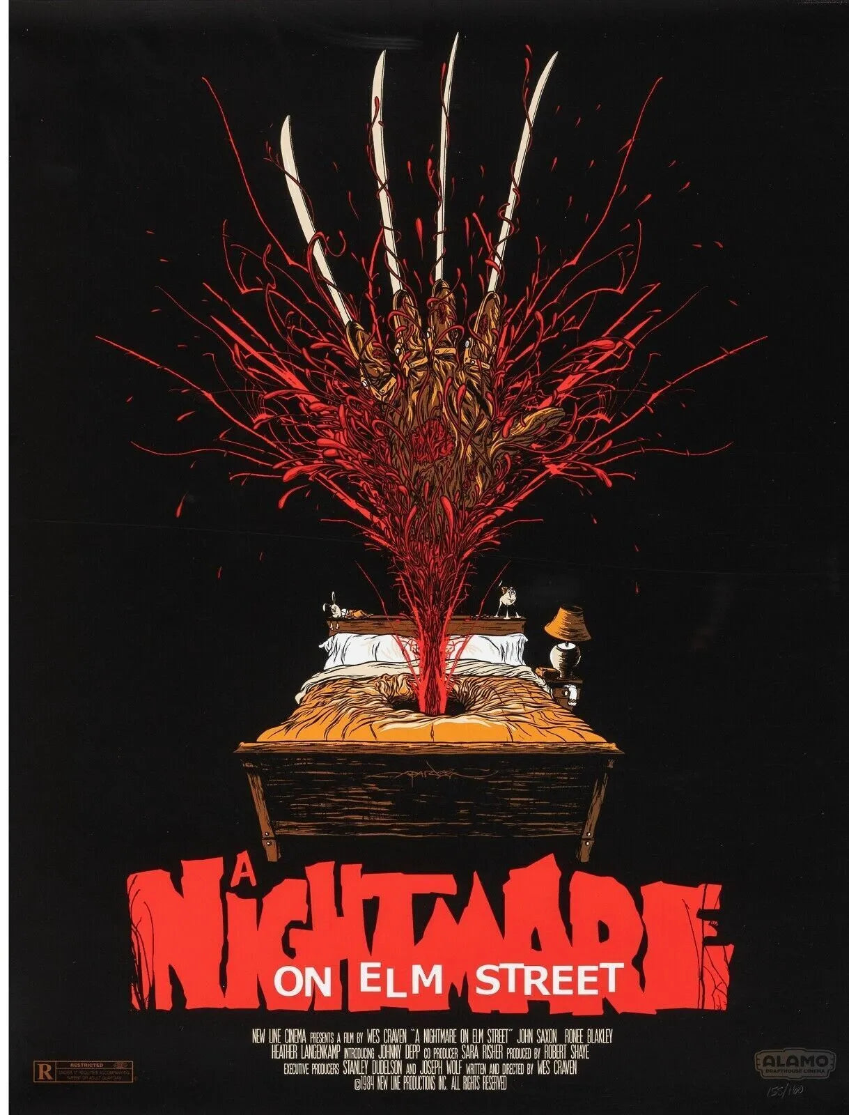 A NIGHTMARE ON ELM STREET, ROBERT ENGLUND, 1984, REPRO MOVIE POSTER, VINTAGE, HQ