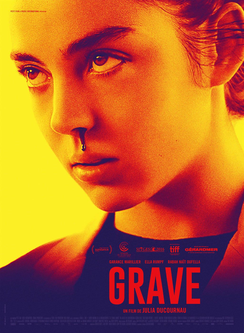 Affiche cinéma Grave – Julia Ducournau, reproduction vintage haute qualité, Poster Hub Studio