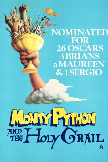 MONTY PYTHON AND THE HOLY GRAIL / SACRÉ GRAAL ! – GRAHAM CHAPMAN – 1975 – COMEDY / ABSURD HUMOR – REPRODUCTION