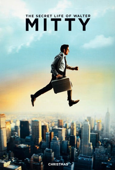 LA VIE RÊVÉE DE WALTER MITTY -BEN STILLER – AFFICHE FILM AVENTURE COMÉDIE 2013 BEN STILLER