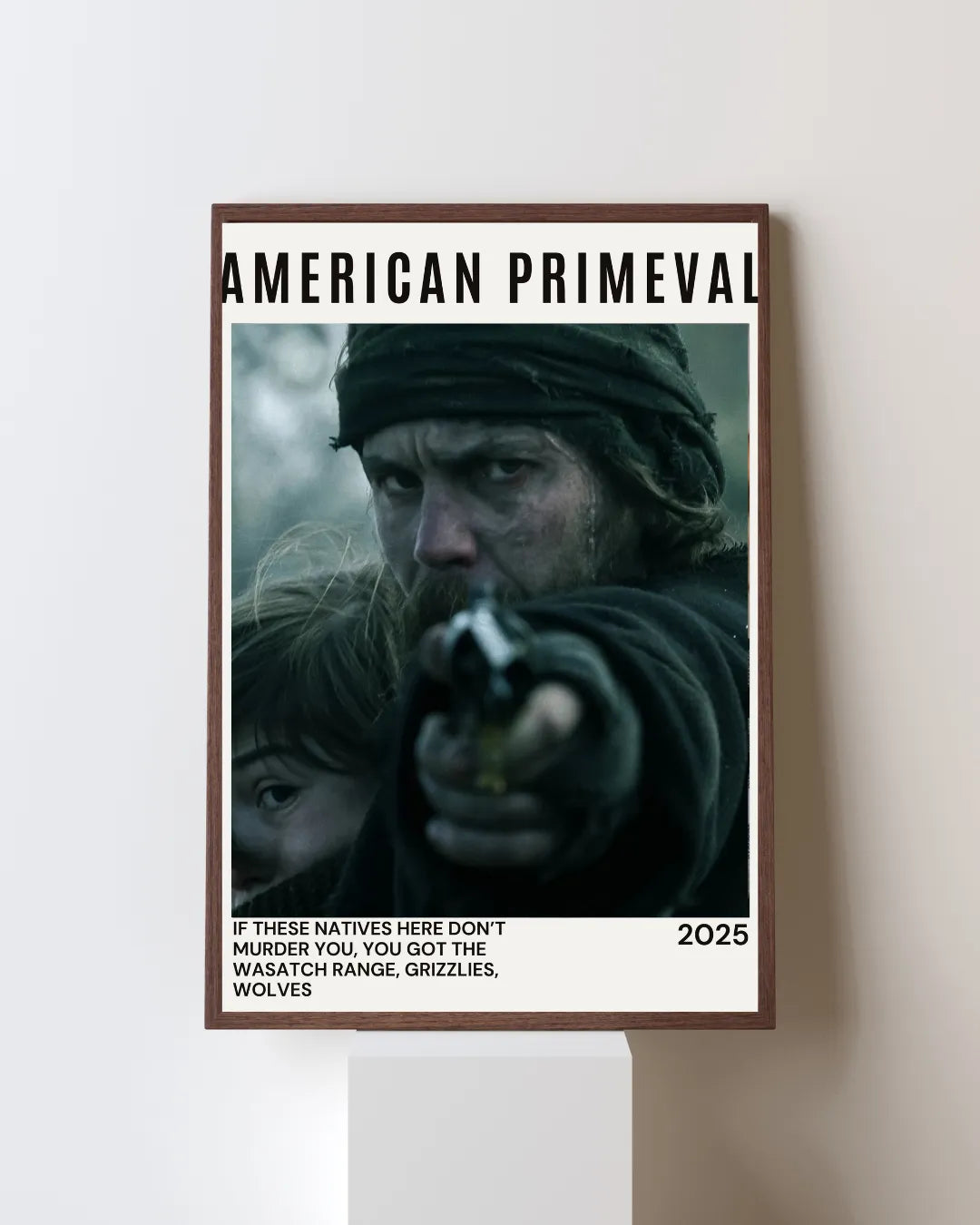 PÓSTER DE LA PELÍCULA DE NETFLIX DE LA SERIE AMERICAN PRIMEVAL