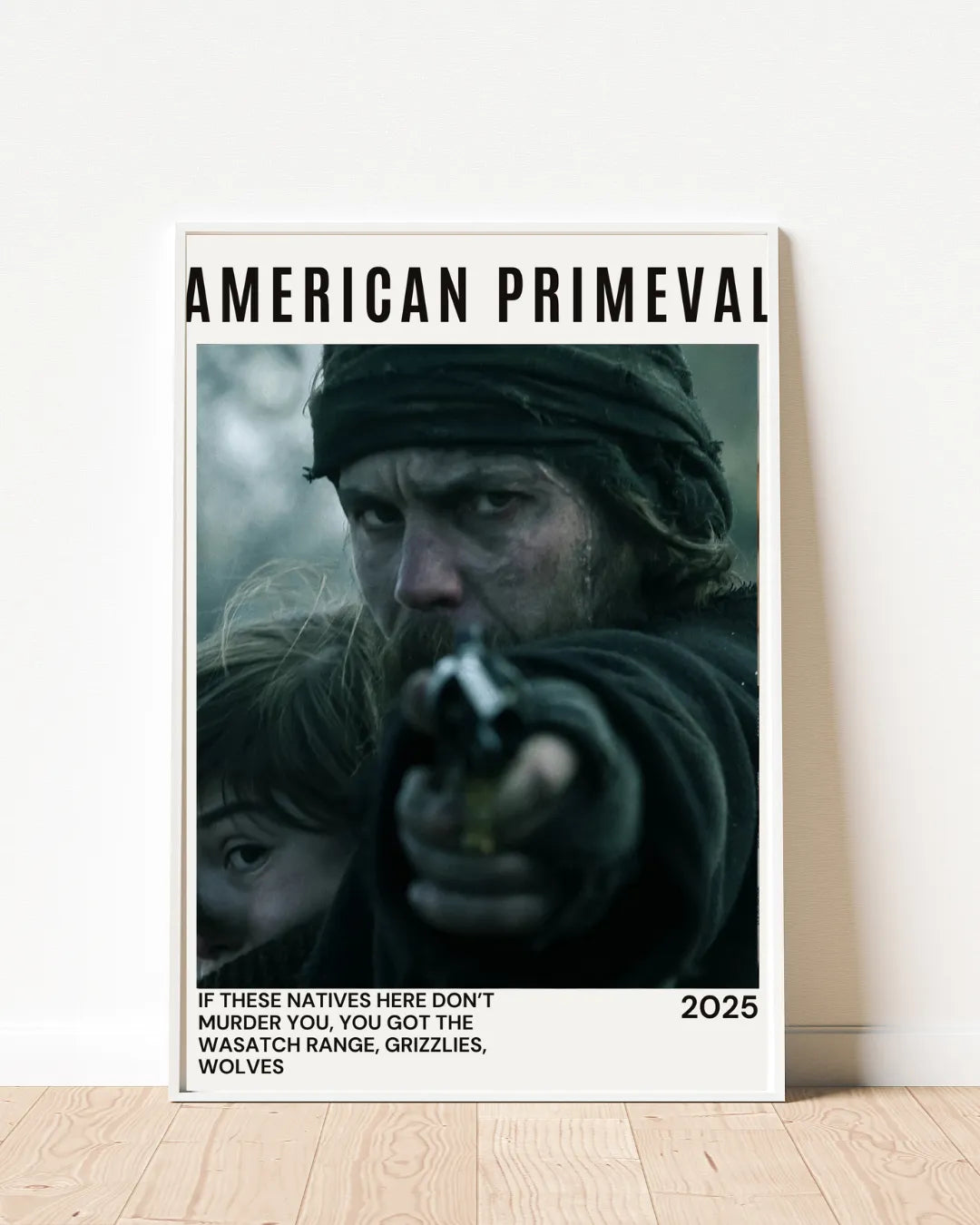 PÓSTER DE LA PELÍCULA DE NETFLIX DE LA SERIE AMERICAN PRIMEVAL
