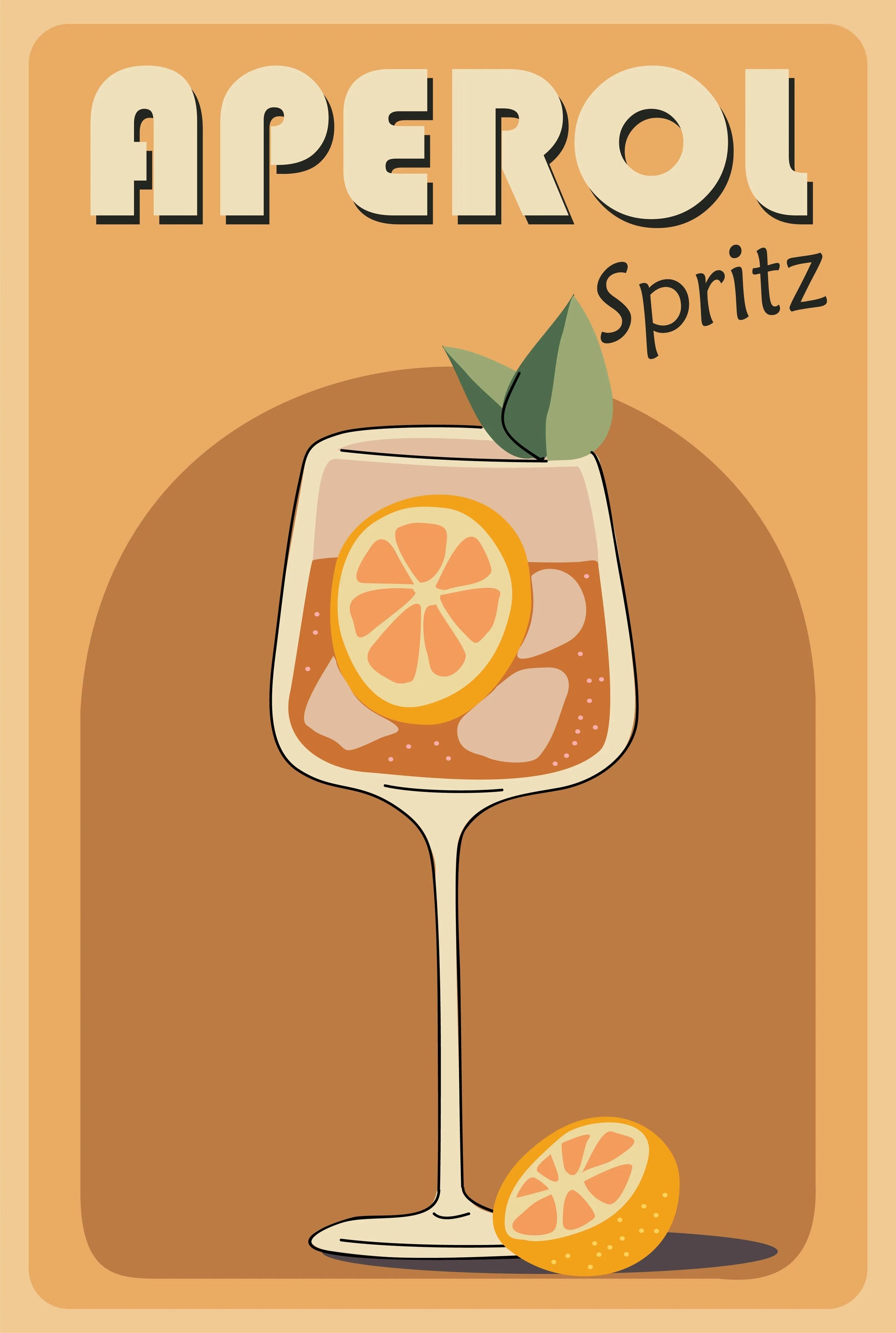 APEROL - REPRO AFFICHE PUBLICITAIRE, VINTAGE, HQ.