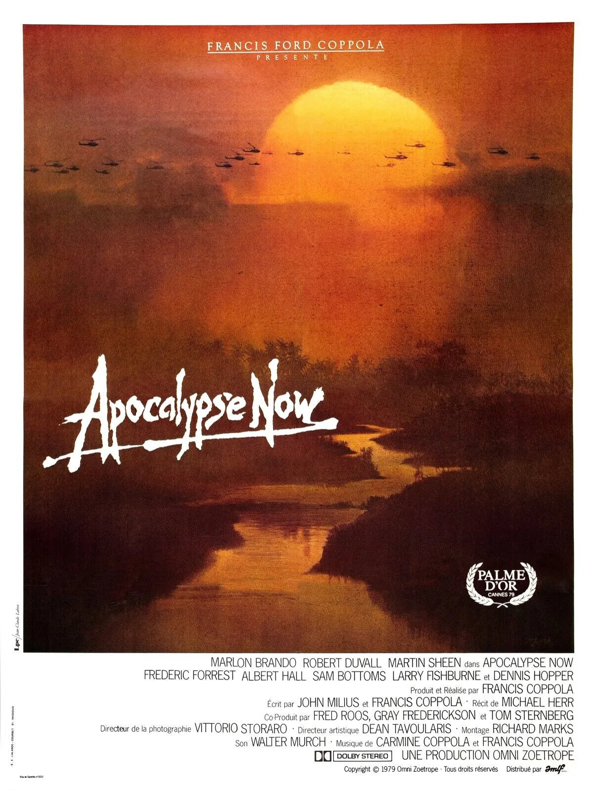 APOCALYPSE NOW, MARLON BRANDO, 1979, REPRO MOVIE POSTER, VINTAGE, HQ