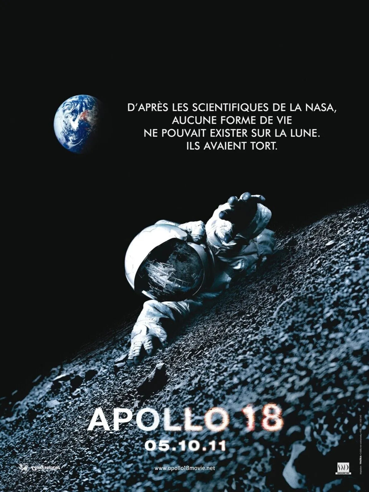 APOLLO 18, WARREN CHRISTIE, 2011, REPRO MOVIE POSTER, VINTAGE, HQ