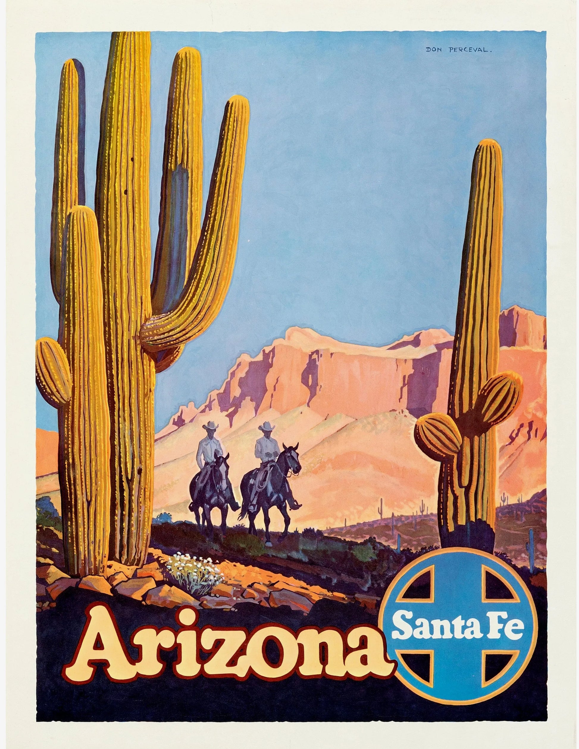 ARIZONA TRAVEL CACTUS NATURE POSTER HQ