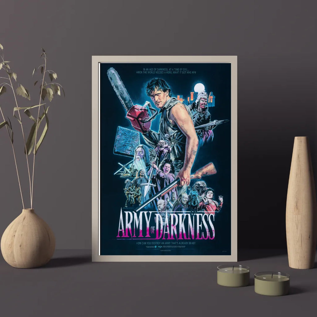ARMY OF DARKNESS, SAM RAIMI, 1992, AFFICHE VINTAGE MOVIE POSTER, HQ