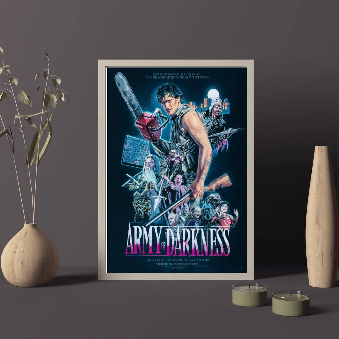ARMY OF DARKNESS, SAM RAIMI, 1992, AFFICHE VINTAGE MOVIE POSTER, HQ