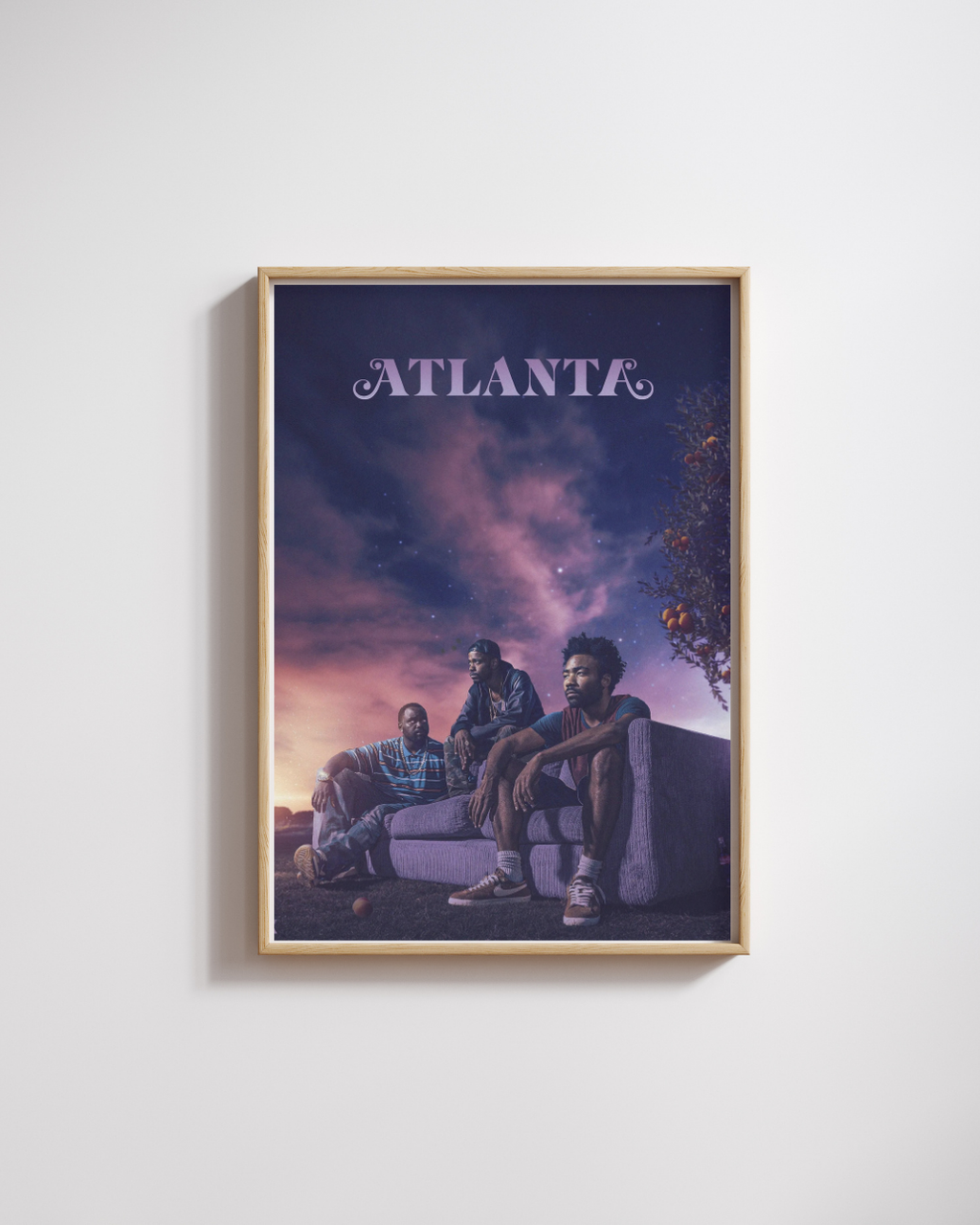 ATLANTA CHILDISH GAMBINO AFFICHE VINTAGE TV SHOW POSTER HQ