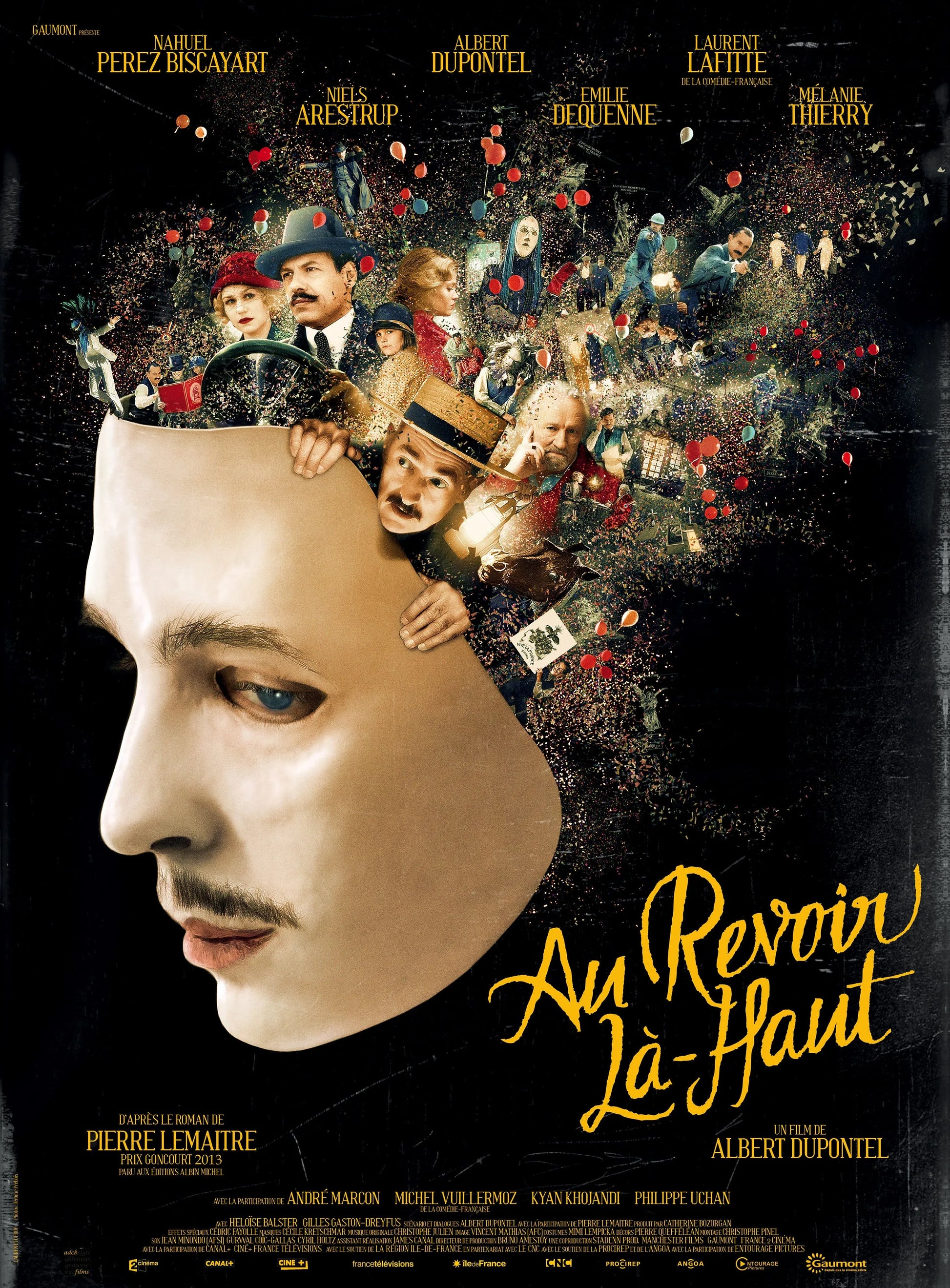 AU REVOIR LÀ-HAUT (2017) – AVEC NAHUEL PÉREZ BISCAYART – REPRO MOVIE POSTER, VINTAGE, HQ