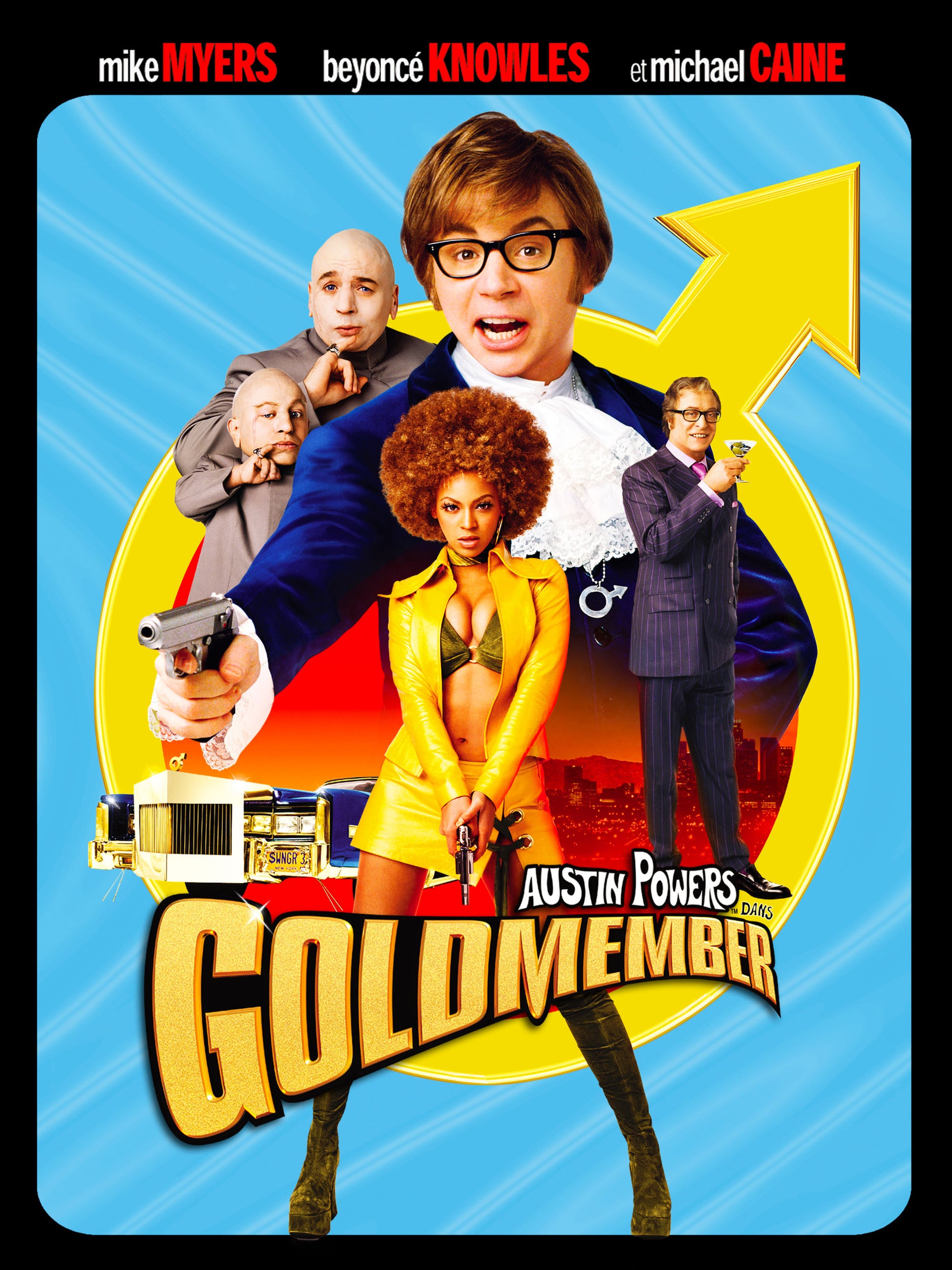 AUSTIN POWERS – GOLDMEMBER (2002) | MIKE MYERS | POSTER CINÉMA COMÉDIE ESPION | POSTER HUB STUDIO RÉTRO | HQ
