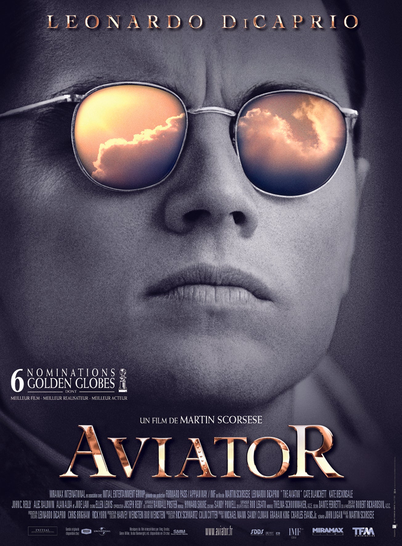 AVIATOR AFFICHE VINATGE MOVIE POSTER HQ LEONARDO DI CAPRIO