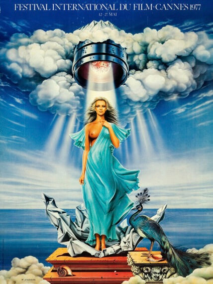 CANNES INTERNATIONAL FILM FESTIVAL 1977 – OFFICIAL POSTER – VINTAGE CINEMA POSTER – HQ REPRODUCTION