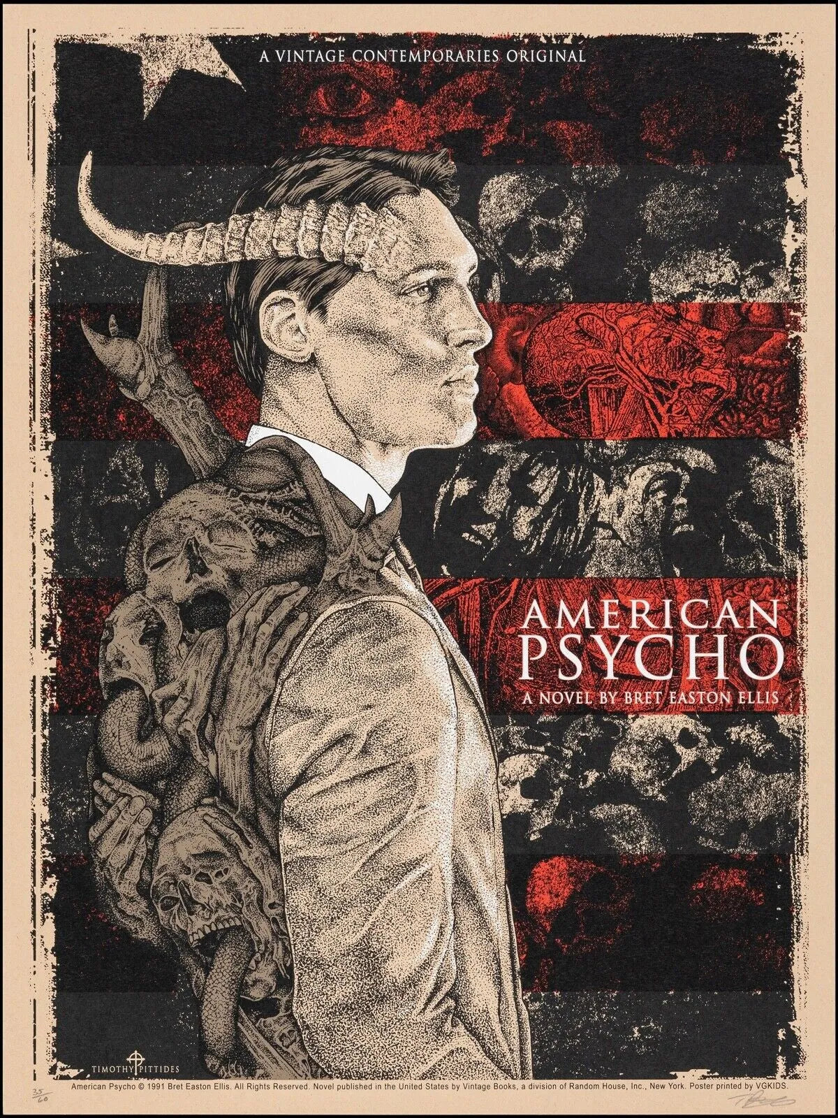 American Psycho – Affiche Vintage Cinéma Rétro | Poster Hub Studio
