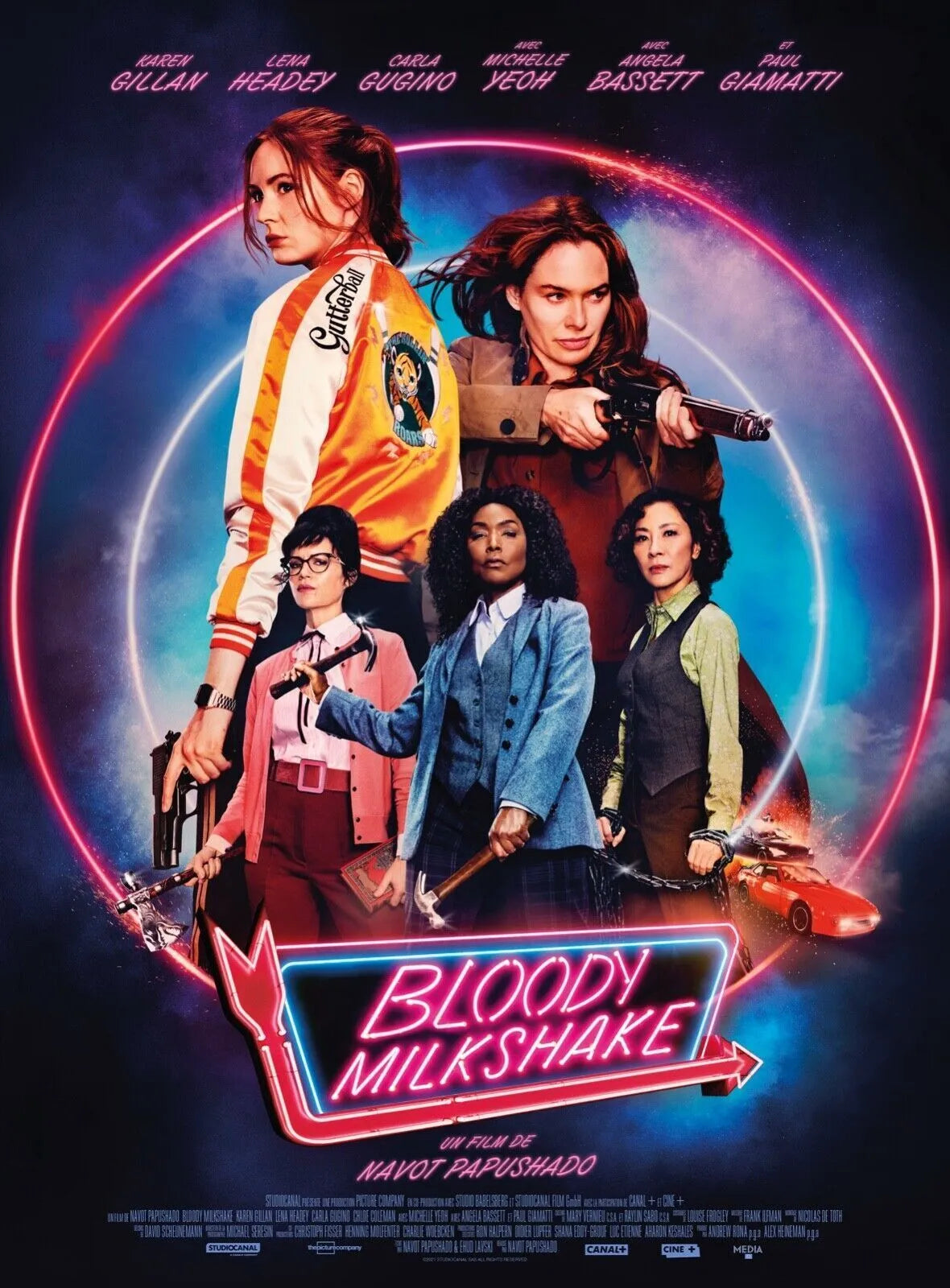 BLOODY MILKSHAKE , KAREN GILLAN, 2021, REPRO MOVIE POSTER, VINTAGE, HQ