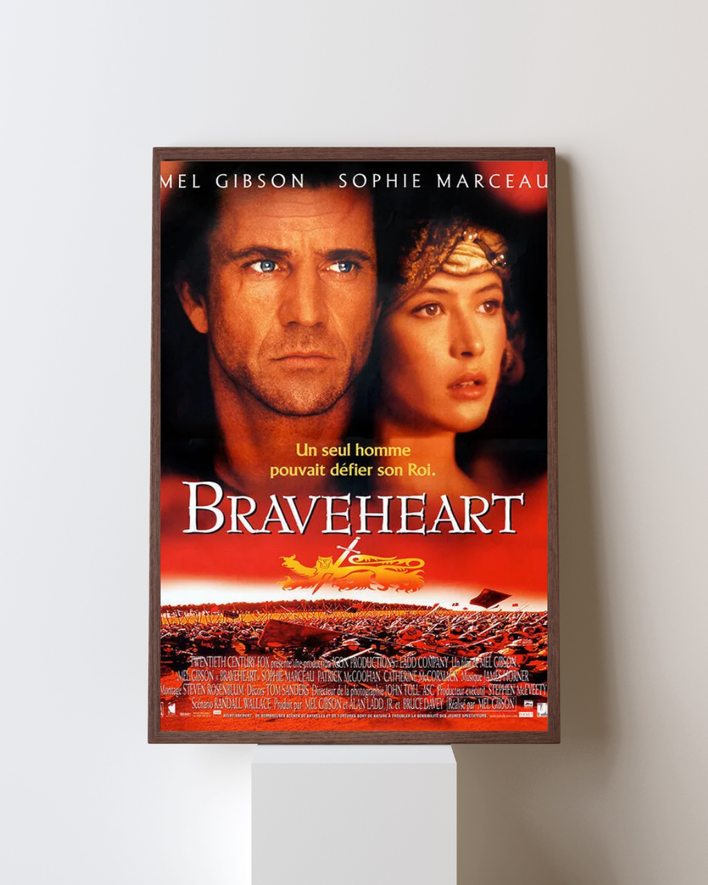 BRAVEHEART, MEL GIBSON, 1995, REPRO MOVIE POSTER, VINTAGE, HQ