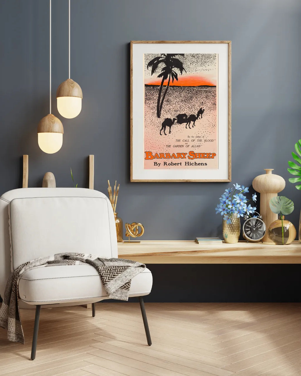Barbary Sheep Art Poster Hq – Vintage Retro Cinema Poster | Poster HUB STUDIO