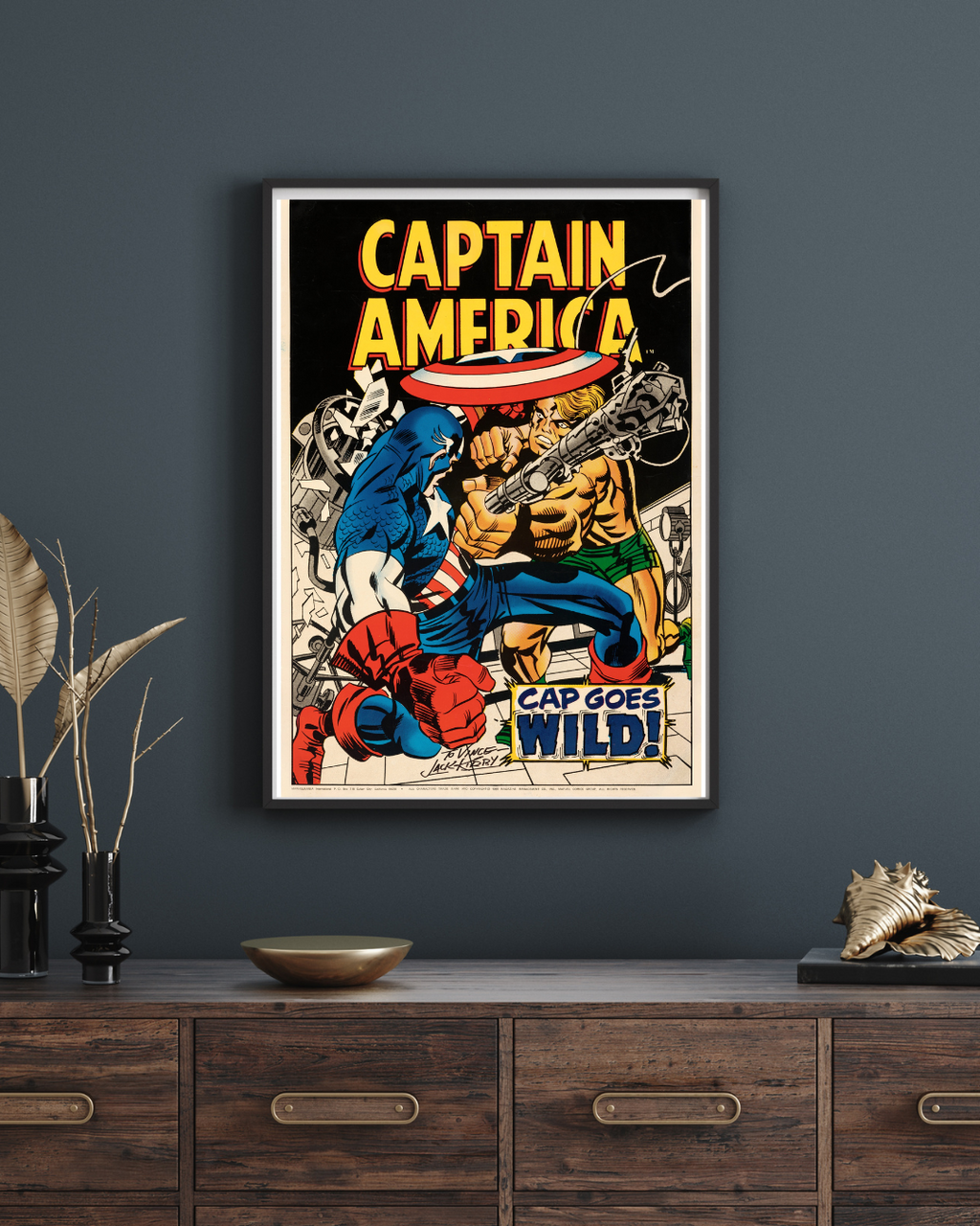 CAPTAIN AMERICA VINTAGE MOVIE POSTER HQ – AFFICHE VINTAGE CINÉMA RÉTRO, 2011, CHRIS EVANSIO