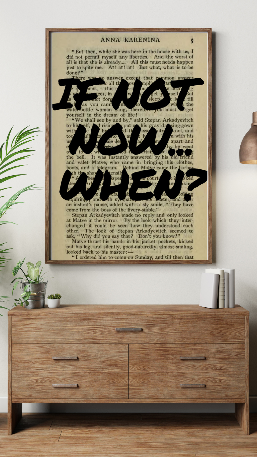 If Not Now... When? Motivational Poster Hq – Affiche Vintage Cinéma Rétro | Poster HUB STUDIO