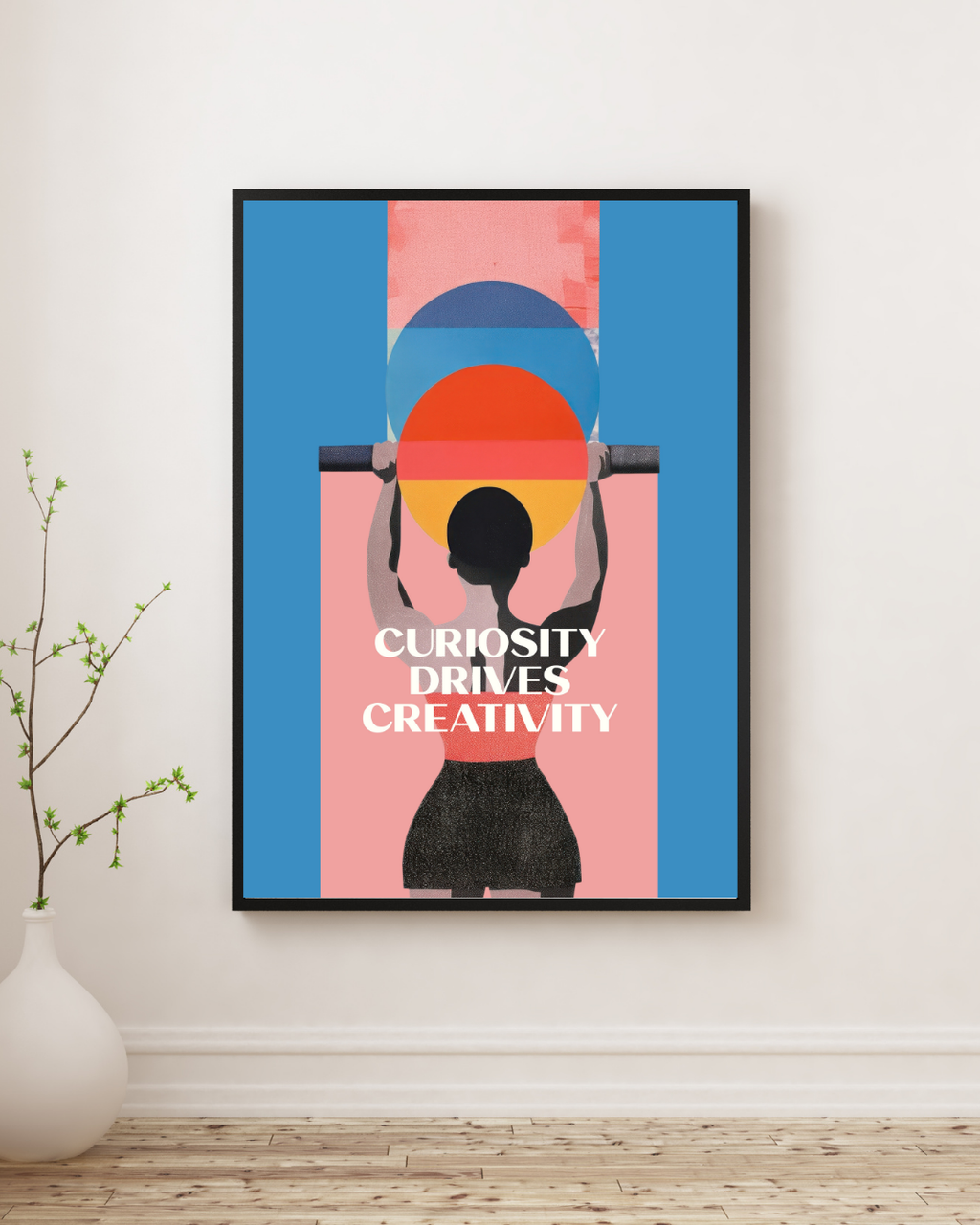 CURIOSITY & CREATIVITY MODERNE POSTER HUB STUDIO | HQ