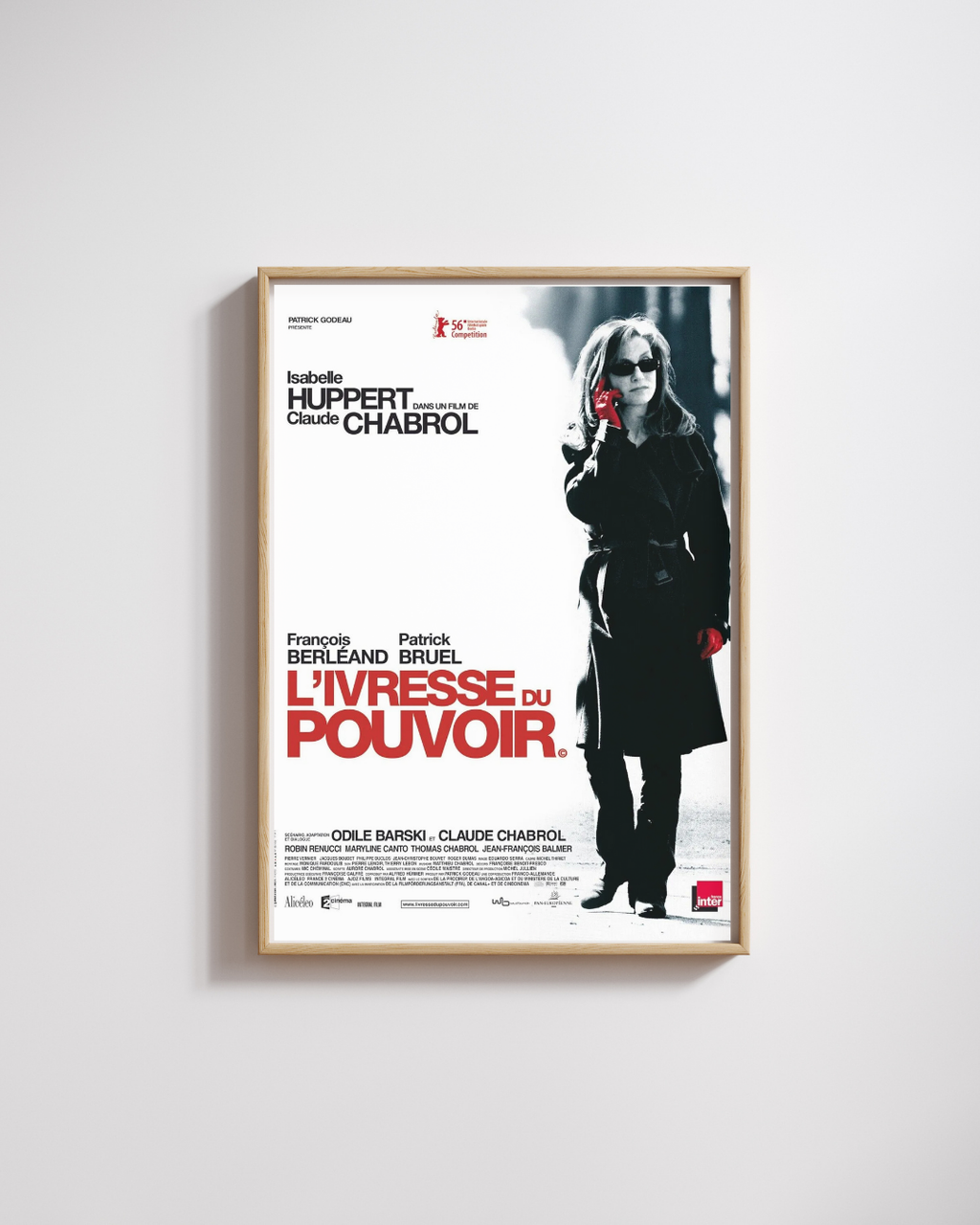 L'IVRESSE DU POUVOIR, ISABELLE HUPPERT, MOVIE POSTER HQ